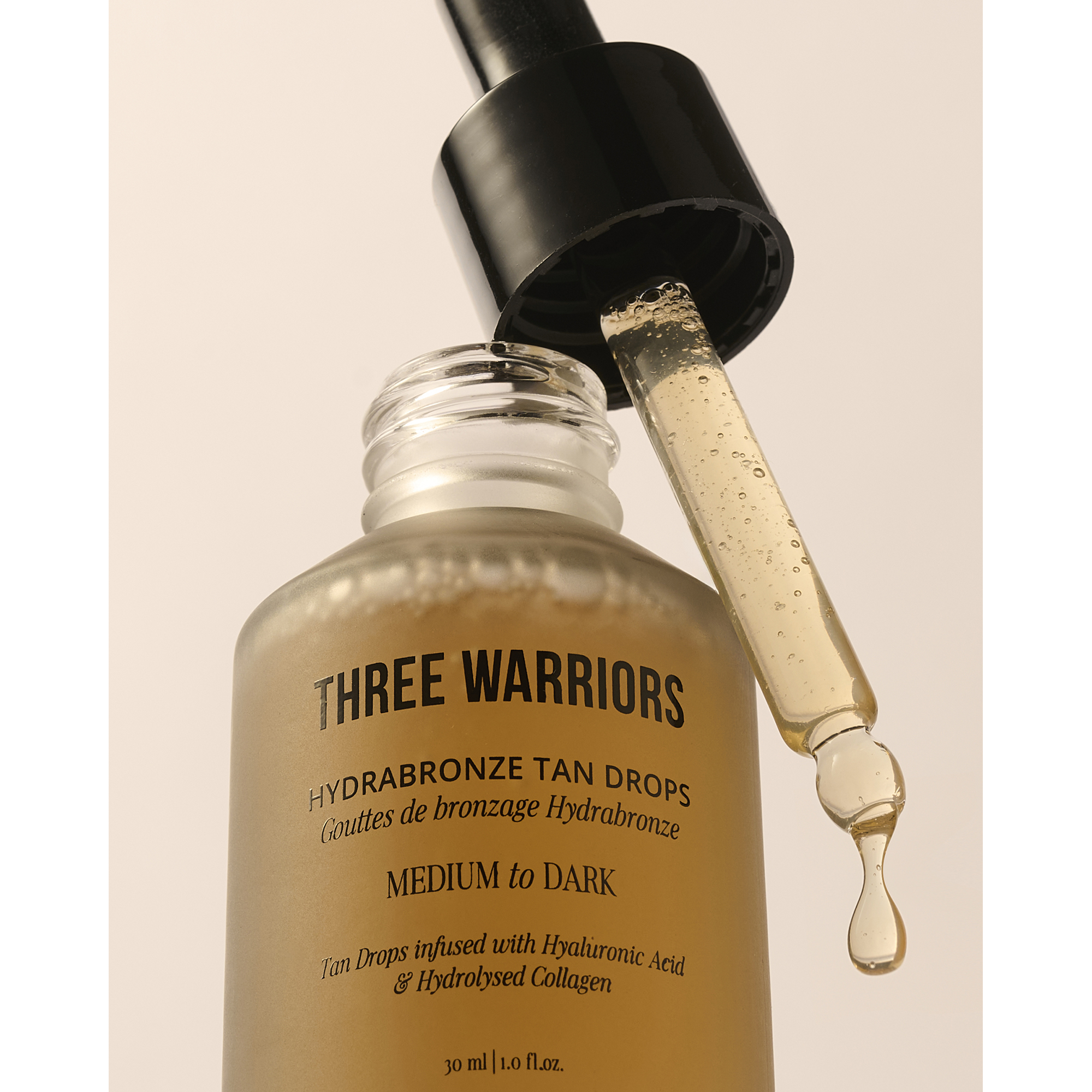 Three Warriors Hydrabronze Tan Drops - Medium to Dark