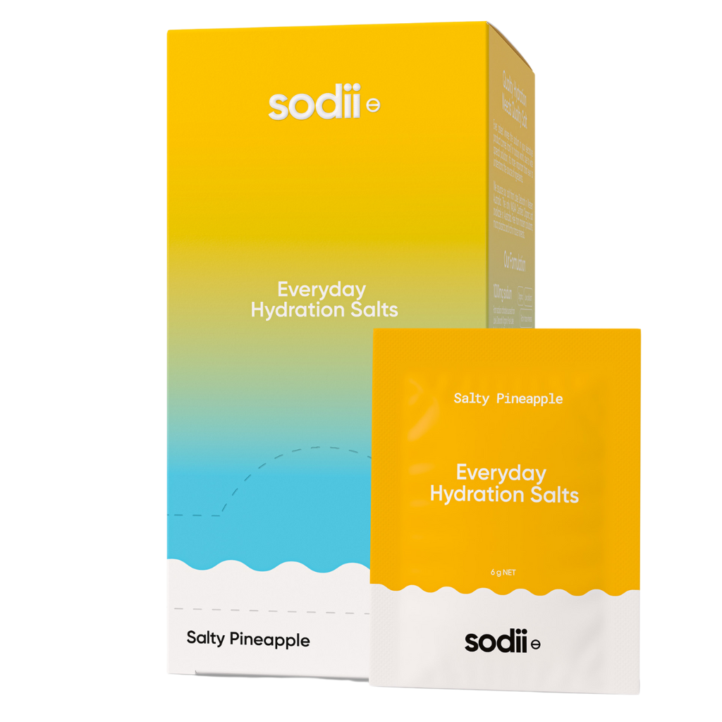 Sodii Everyday Hydration Salts - 30 Sachets - Salty Pineapple