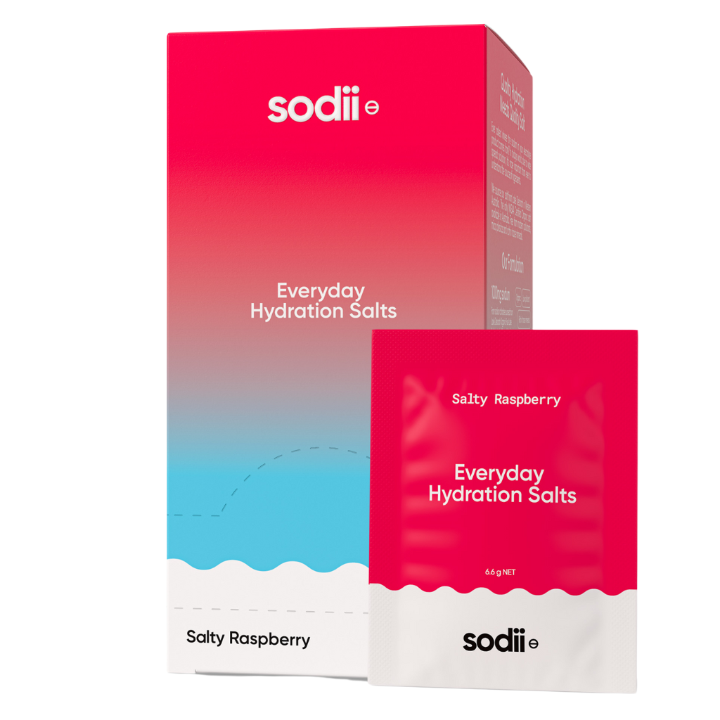 Sodii Everyday Hydration Salts - 30 Sachets - Salty Raspberry