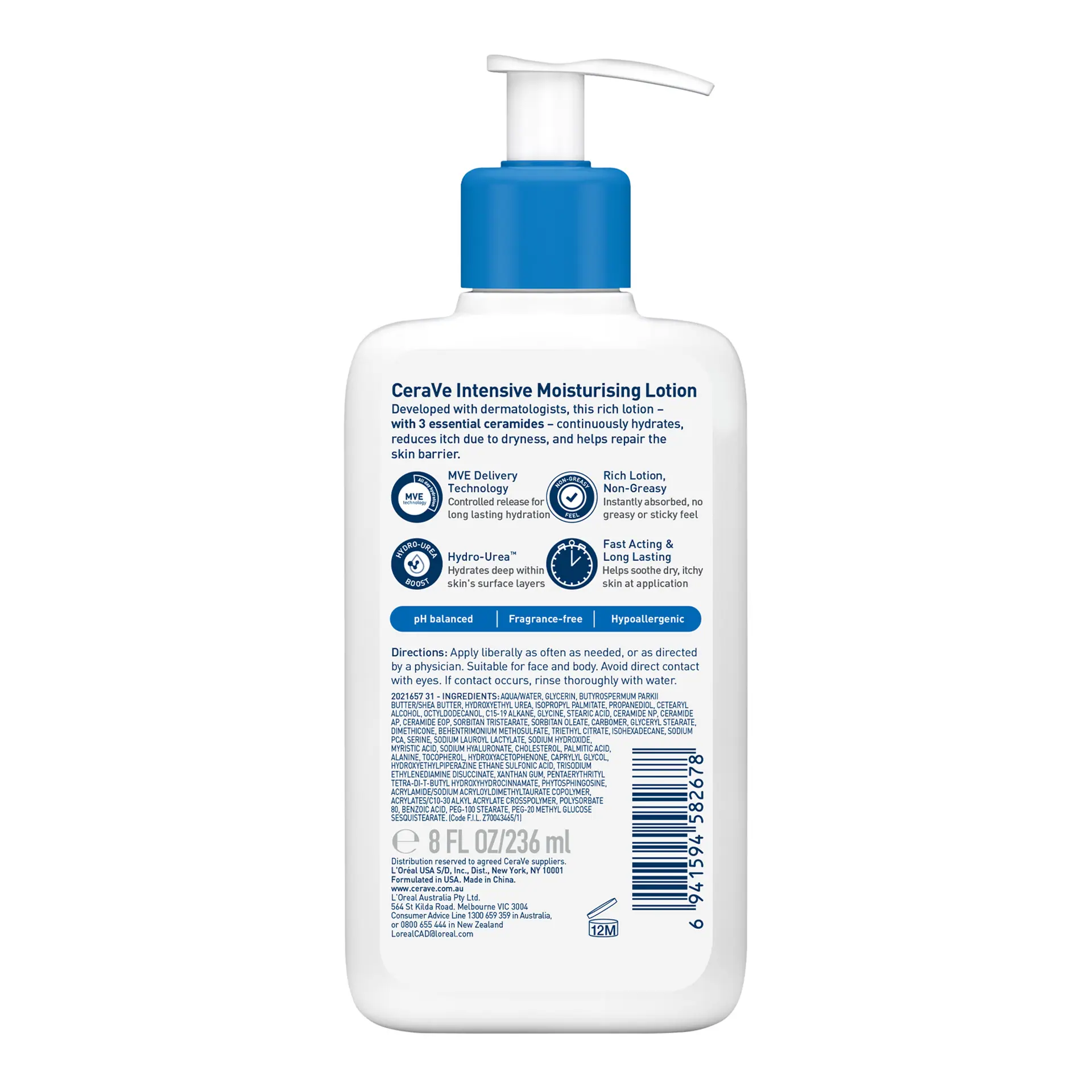 CeraVe Intensive Moisturising Lotion 236ml