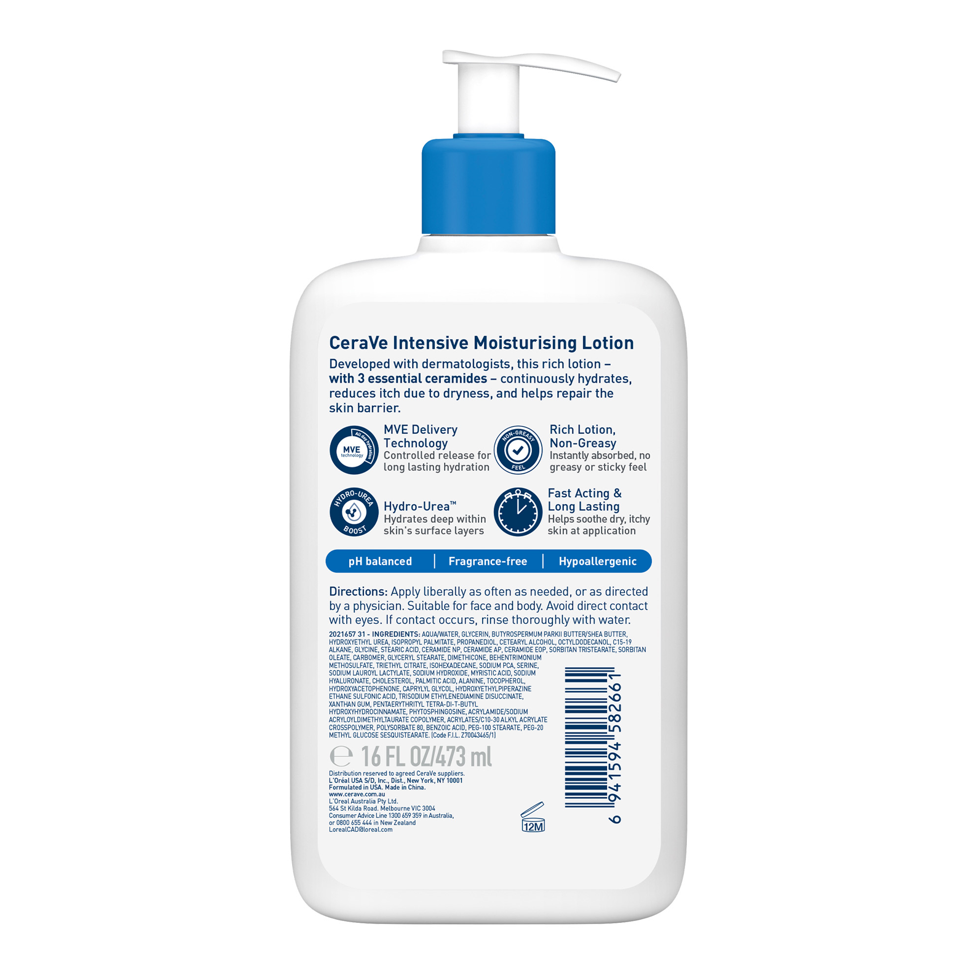 CeraVe Intensive Moisturising Lotion 473ml