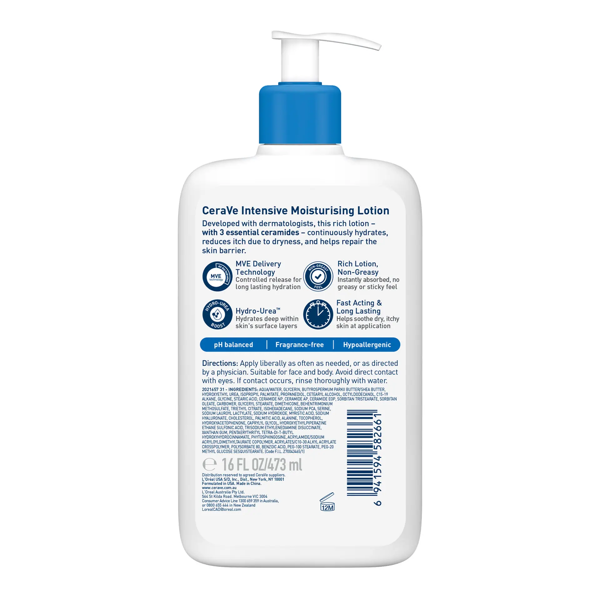 CeraVe Intensive Moisturising Lotion 473ml