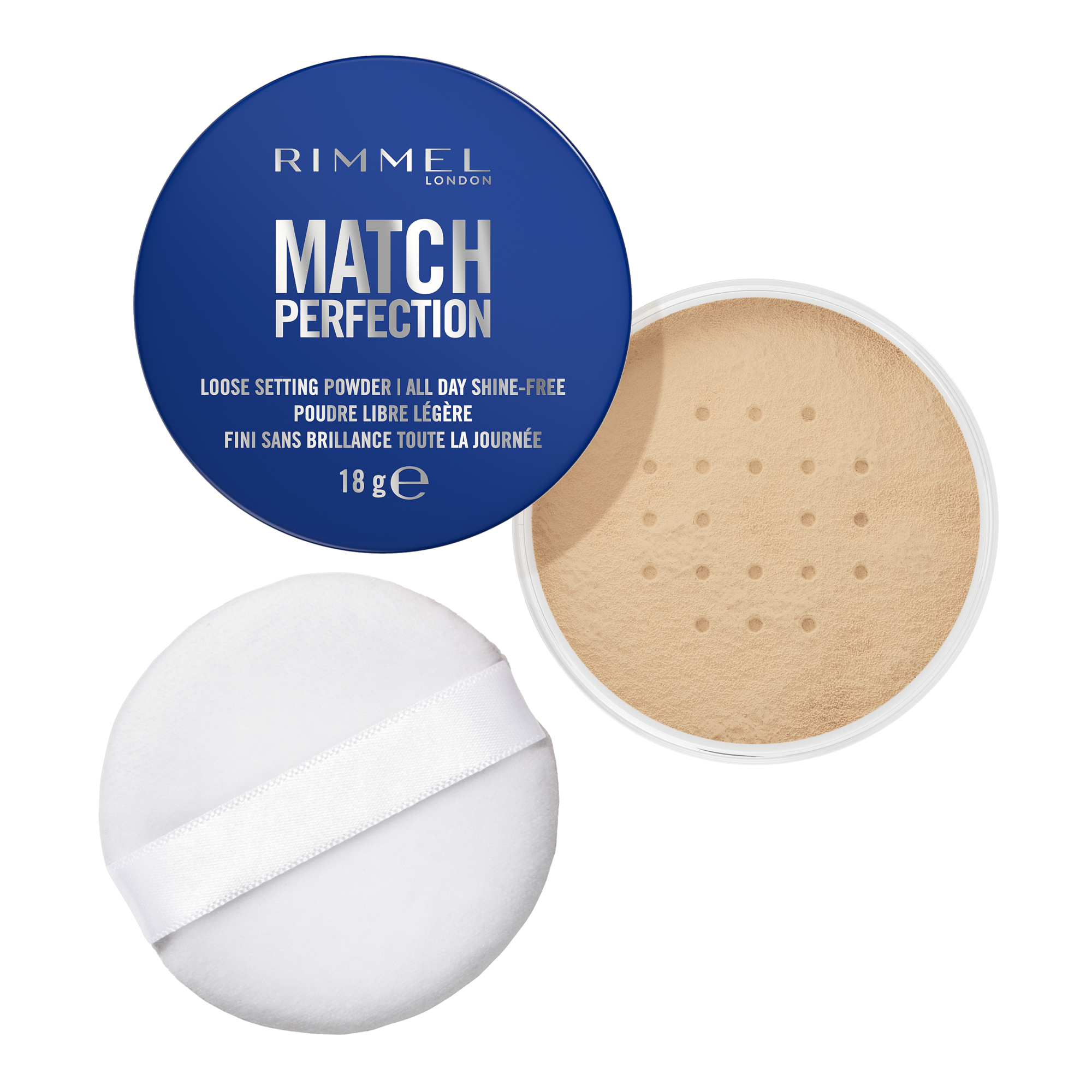 Rimmel London Match Perfection Loose Setting Powder, 002, Translucent Honey