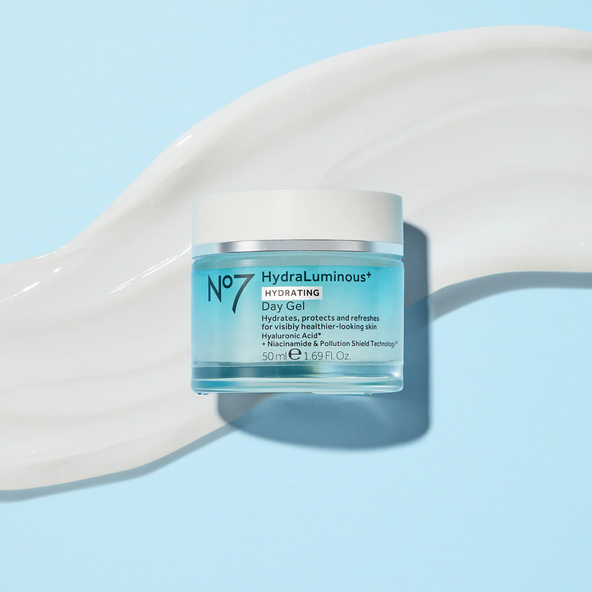 No7 HydraLuminous+ Day Gel 50ml