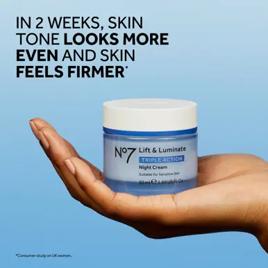 No7 Lift & Luminate Triple Action Night Cream 50ml