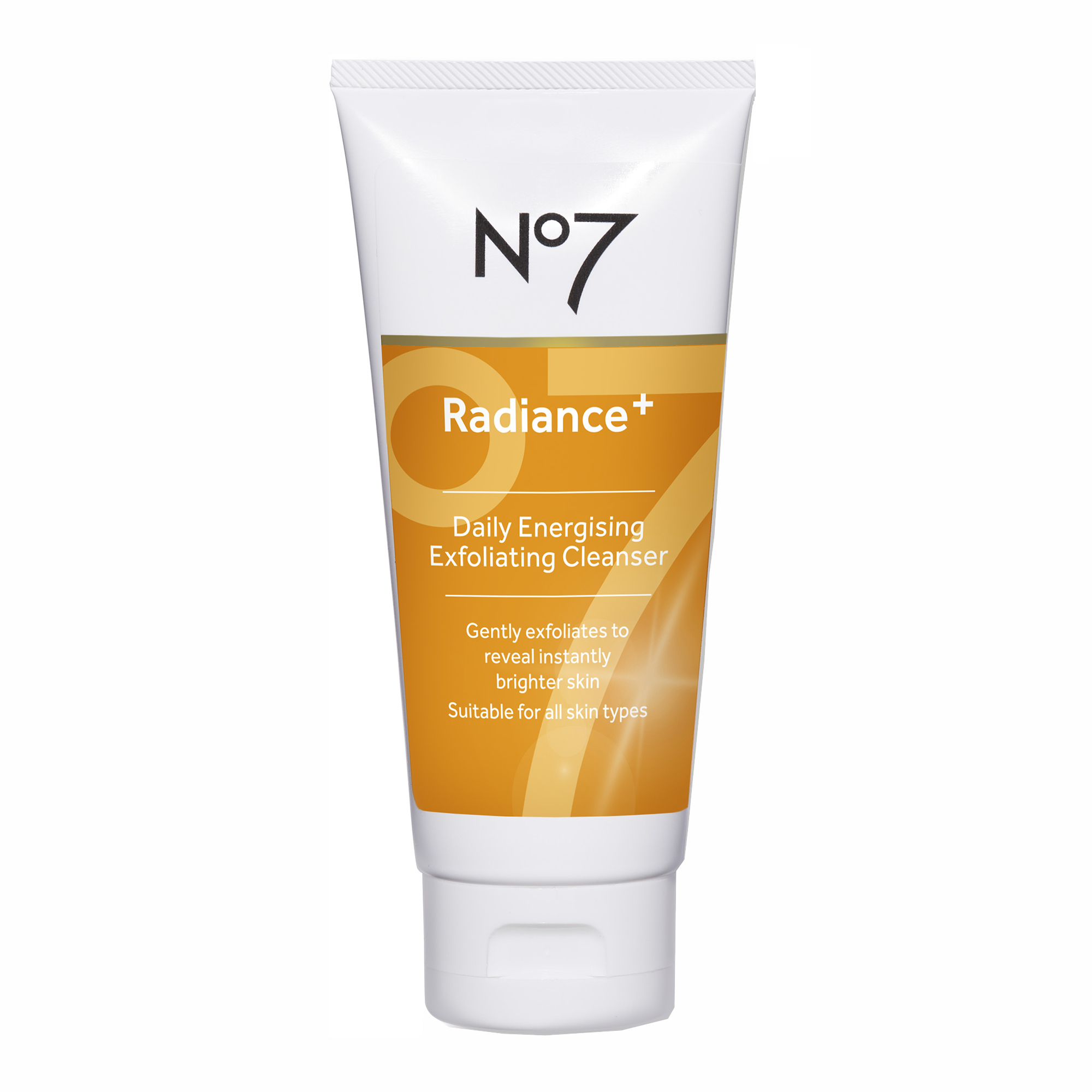 No7 Radiance+ Daily Energising Exfoliating Cleanser 100ml