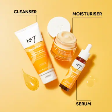 No7 Radiance+ Daily Energising Exfoliating Cleanser 100ml