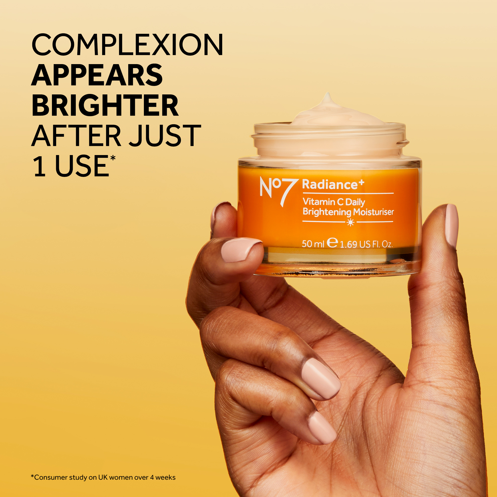 No7 Radiance+ Vitamin C Brightening Day Gel Cream Moisturiser 50ml