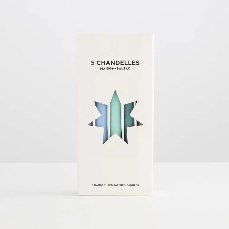 Maison Balzac 5 Chandelles - Tapered Candles Winter Set of 5