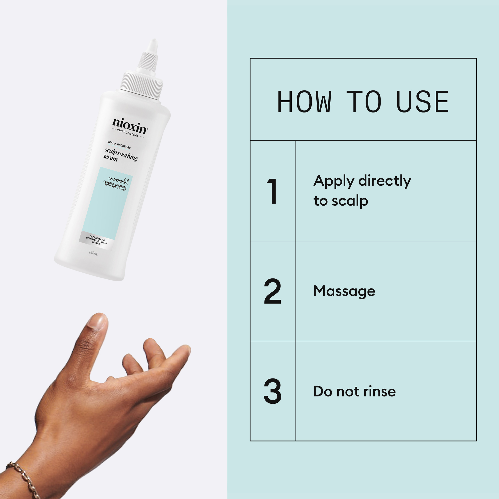 Nioxin Scalp Recovery Scalp Soothing Serum - Itchy, Dry, Flaky Scalp Treatment, 100ml