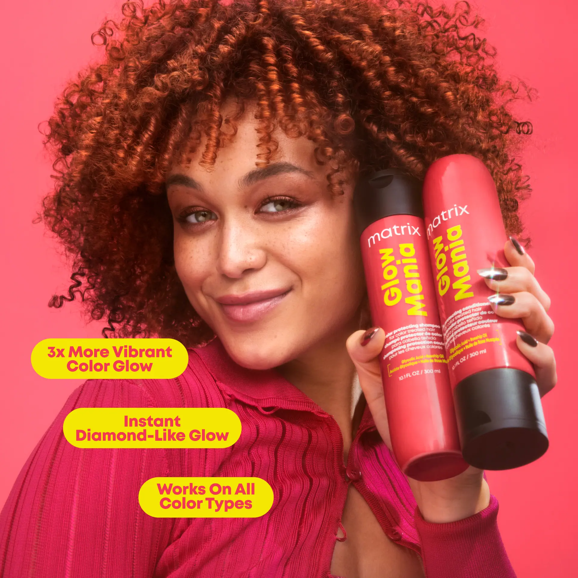 Matrix Glow Mania Color Protecting Shampoo 300ML