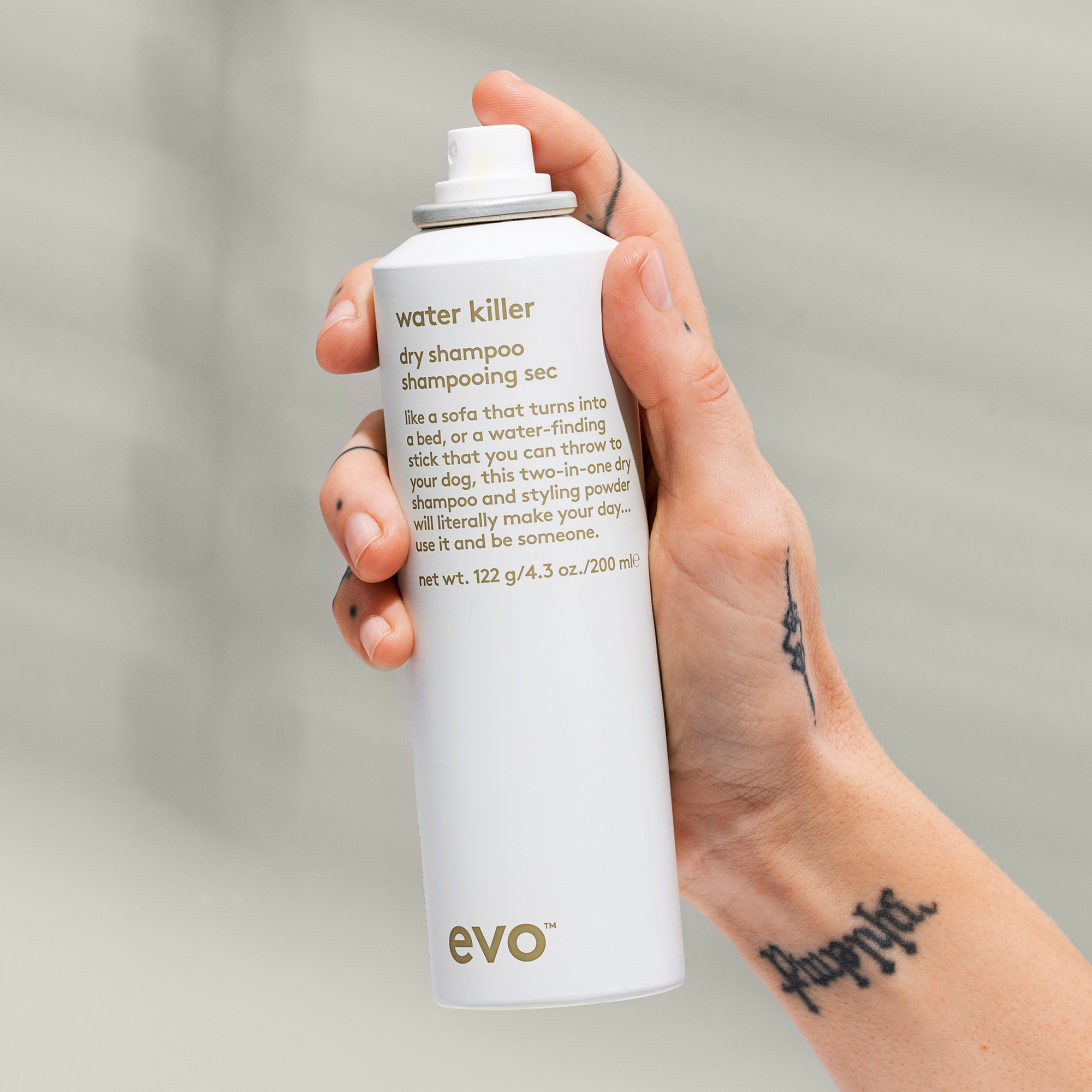 evo water killer dry shampoo 200ml