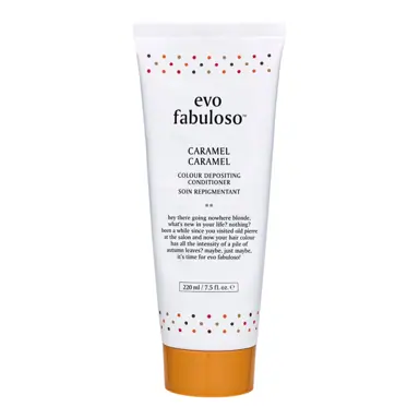 evo fabuloso caramel colour depositing conditioner 220ml