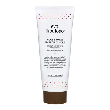 evo fabuloso Colour Depositing Hair Conditioner - Cool Brown 220ml