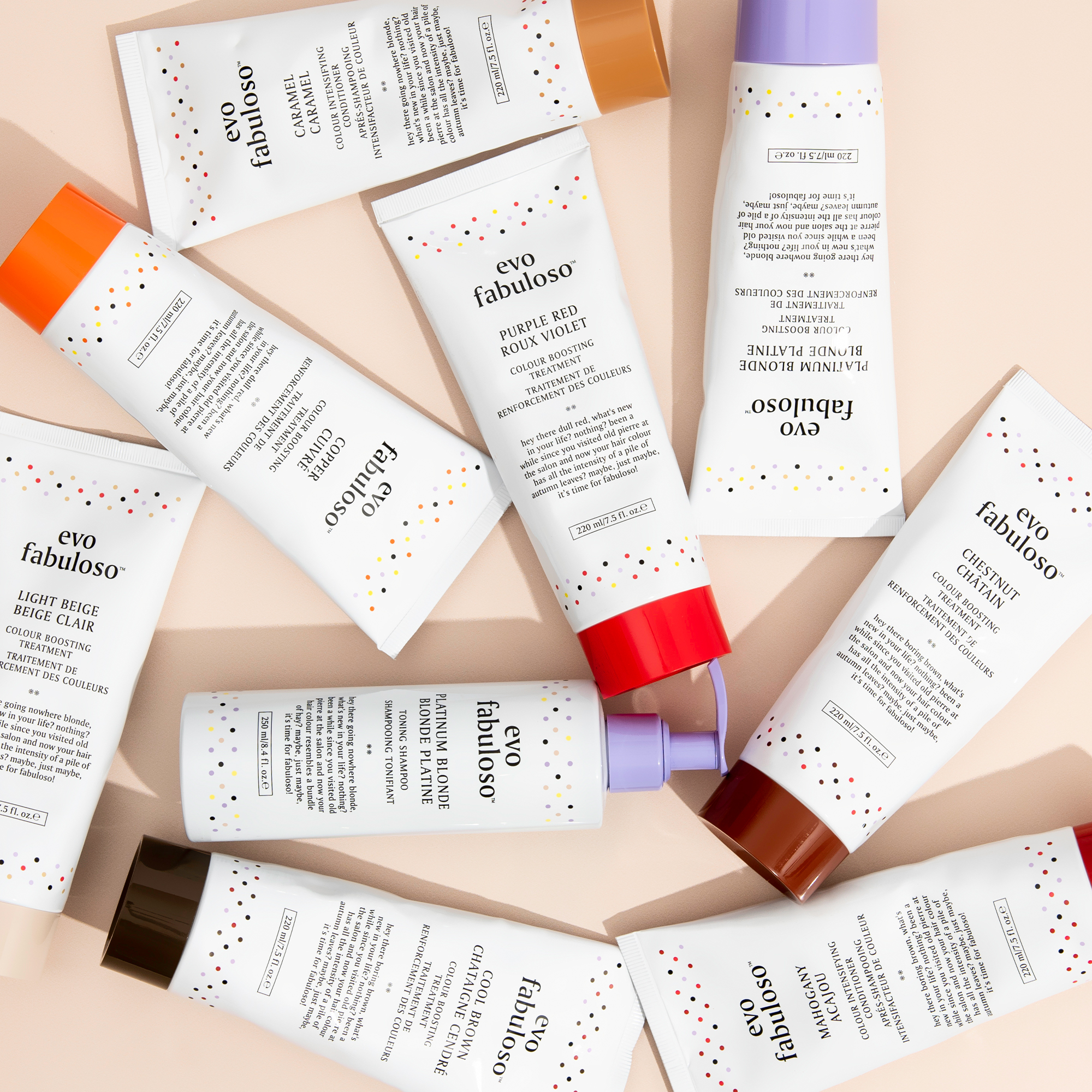 evo Fabuloso Platinum Blonde Toning Shampoo 250ml