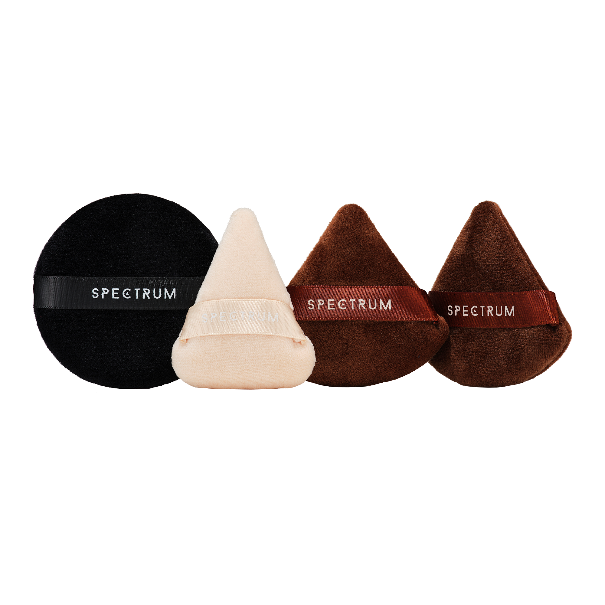 Spectrum Brushes Pantherine Pro 4 Piece Make Up Puff Bundle