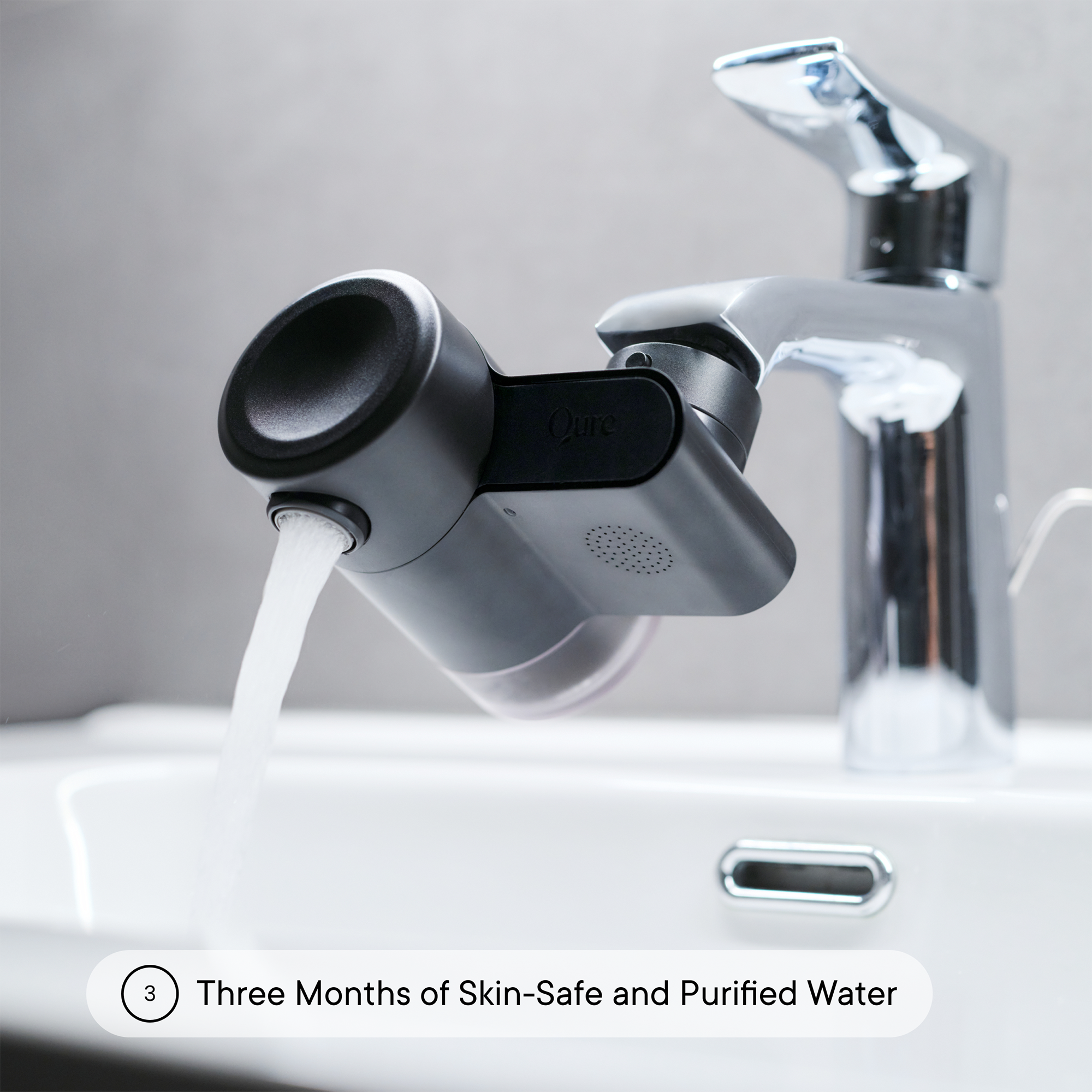 Qure Skincare Faucet Filter Black Refill