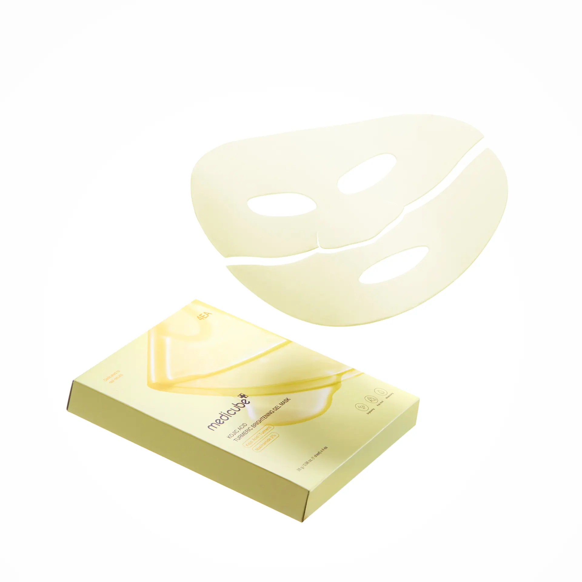 Medicube Kojic Acid Turmeric Brightening Gel Mask_4pc