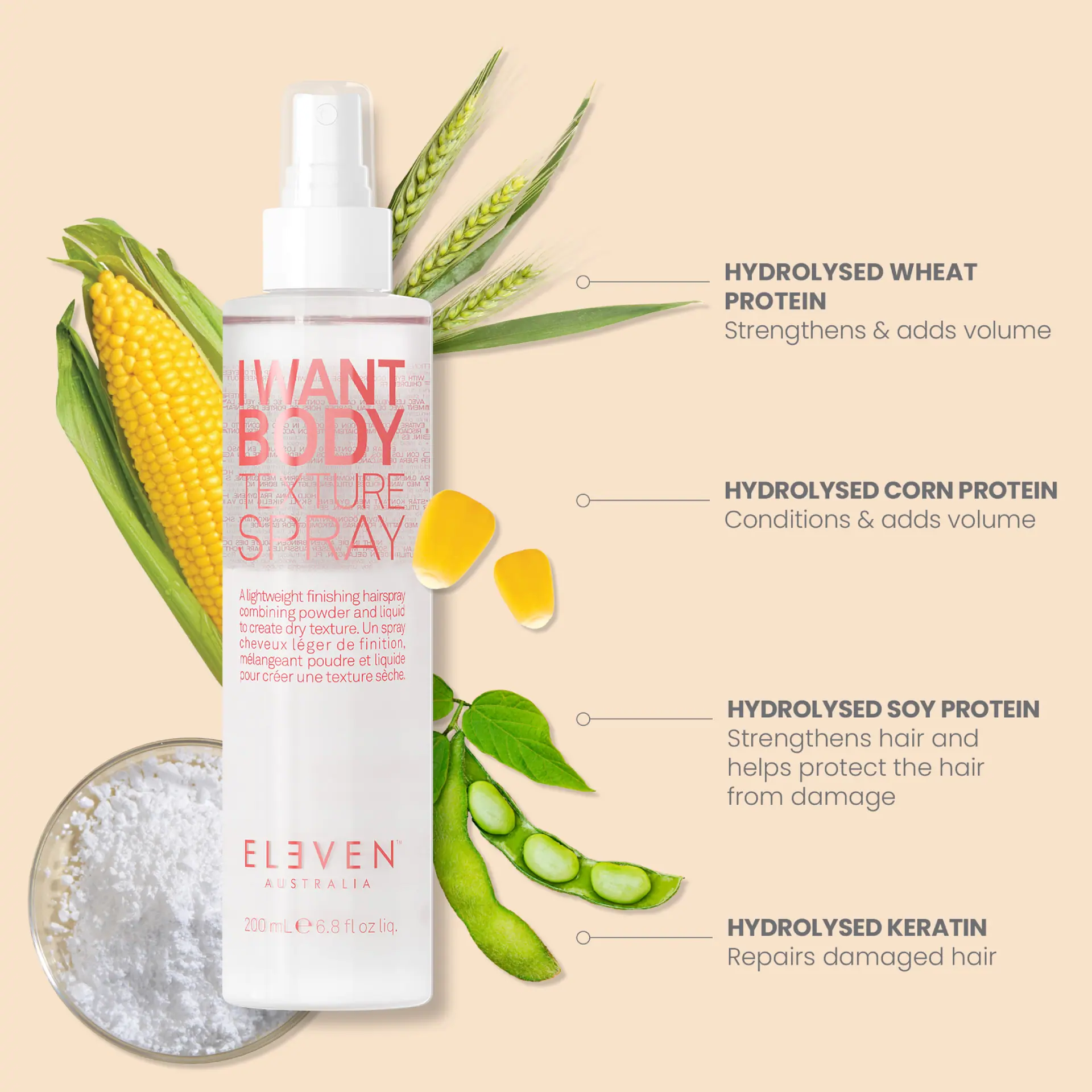 ELEVEN Australia I Want Body Texture Spray 200ml