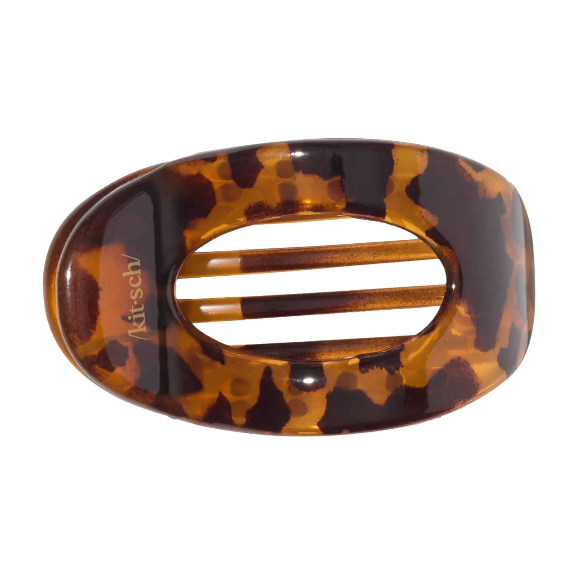 Kitsch Recycled Plastic Medium Flat Cloud Clip - Tort