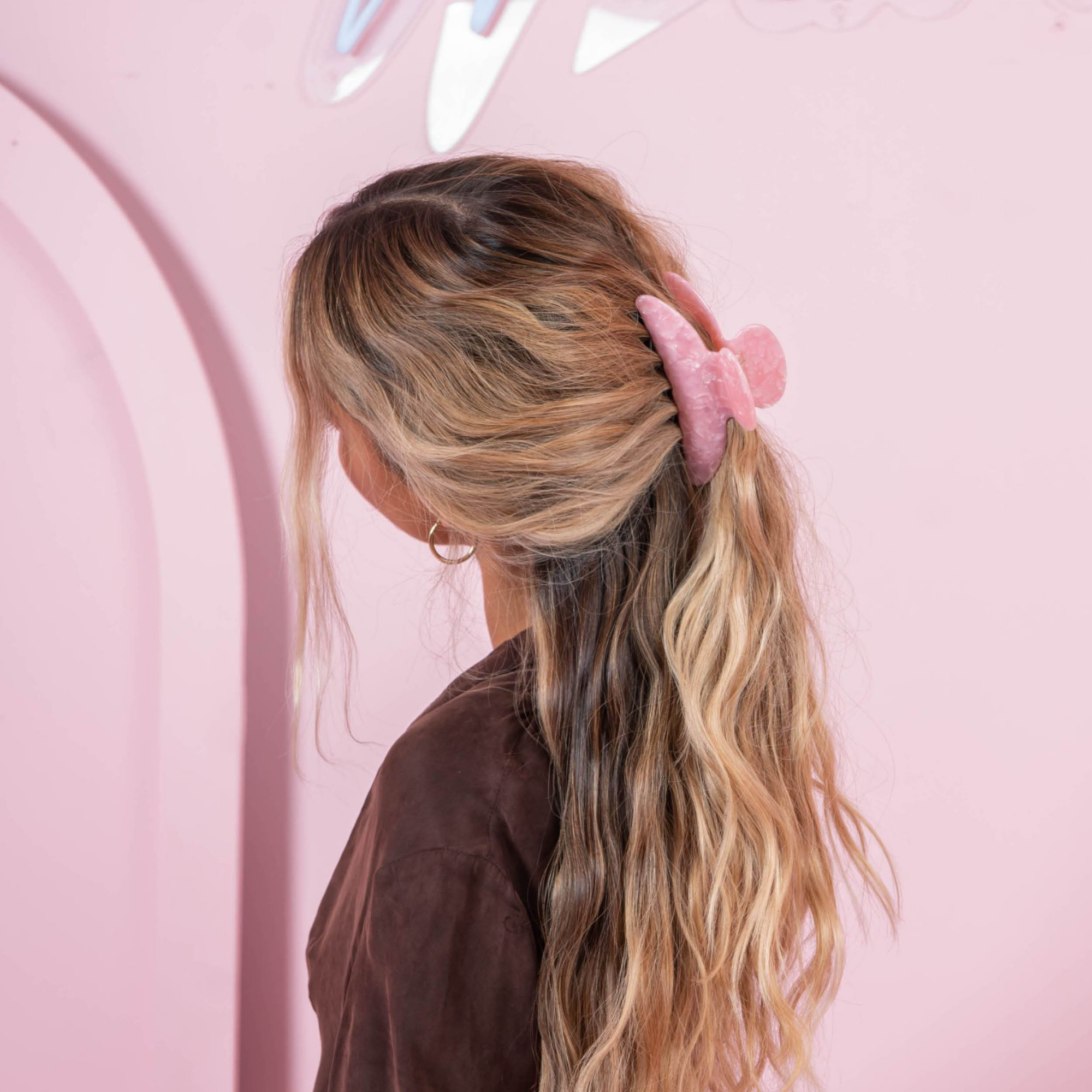 Mermade Hair Claw Clip - Pink