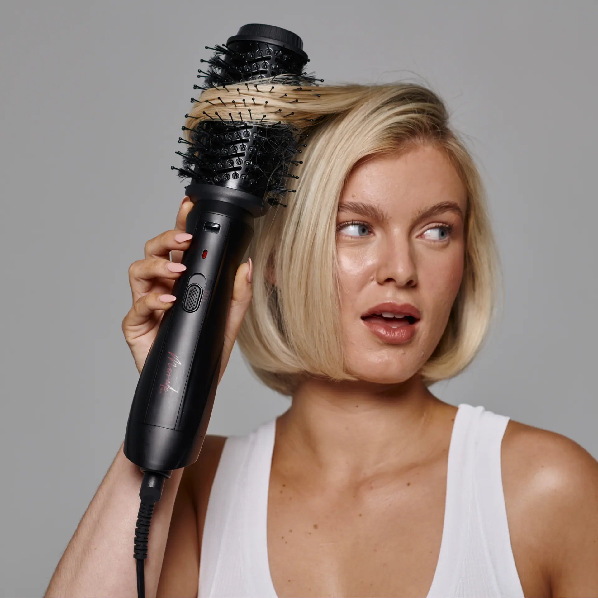 Mermade Hair Blow Dry Brush in Black