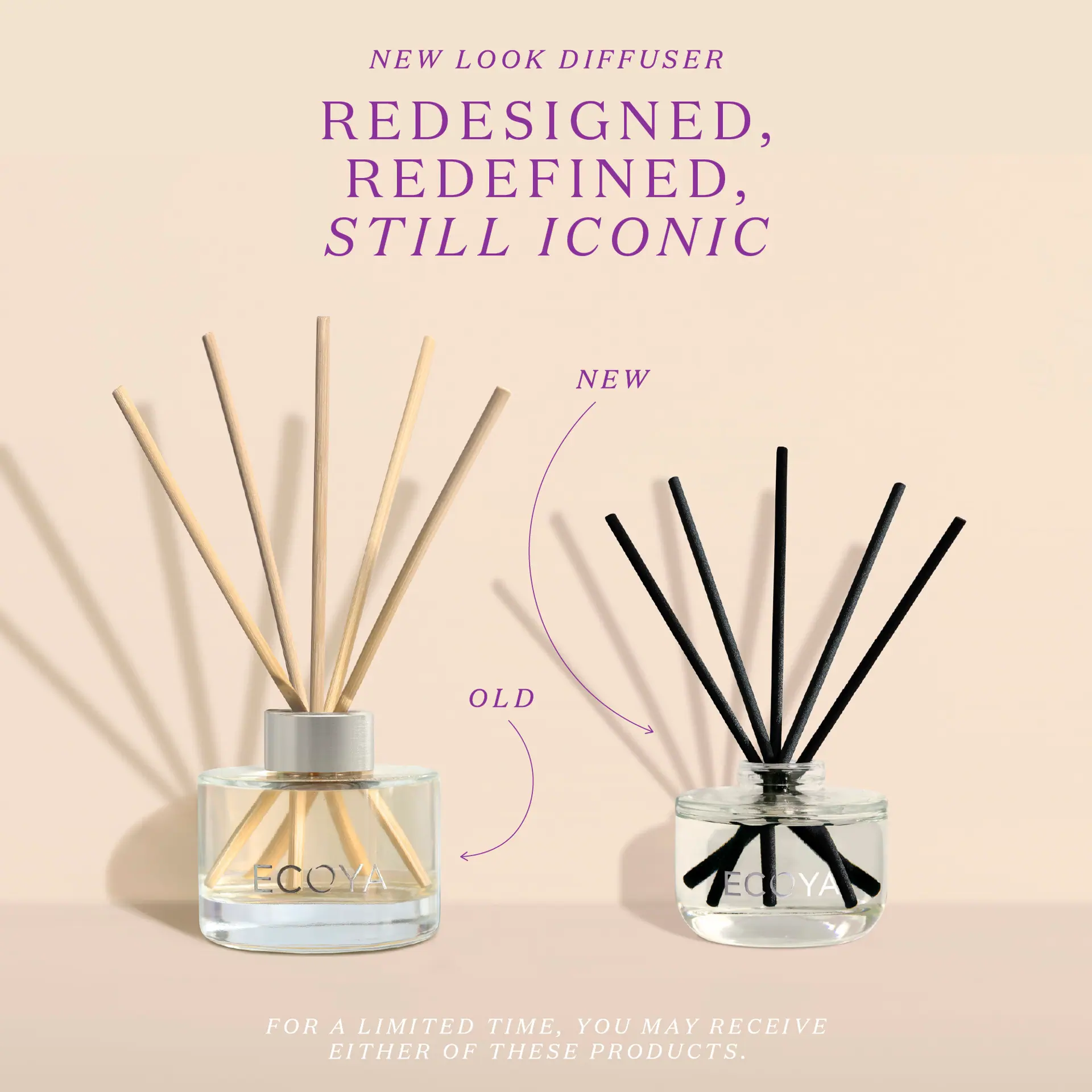 ECOYA Mini Reed Diffuser Mandarin Gin 50ml