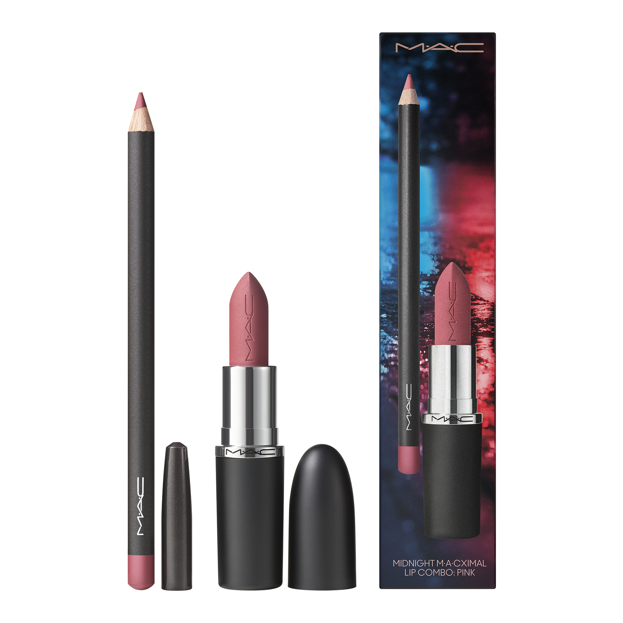 M.A.C Cosmetics Midnight Macximal Lip Combo: Pink