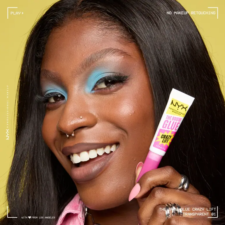 NYX Professional Makeup The Brow Glue Crazy Lift 01