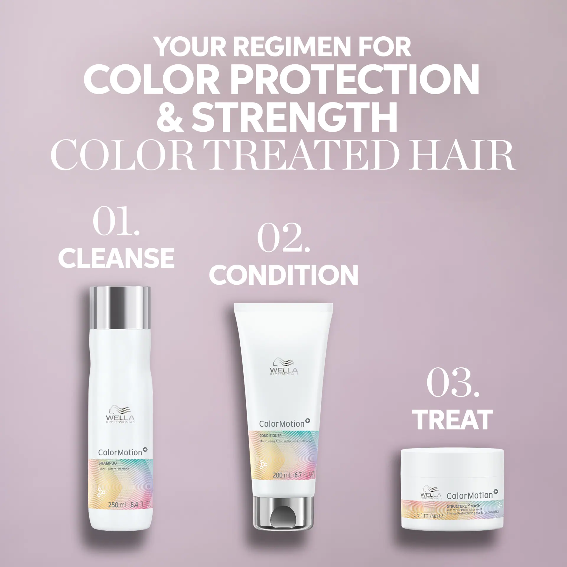 Wella Professionals Premium Care ColorMotion+ Color Protection Shampoo 250ml