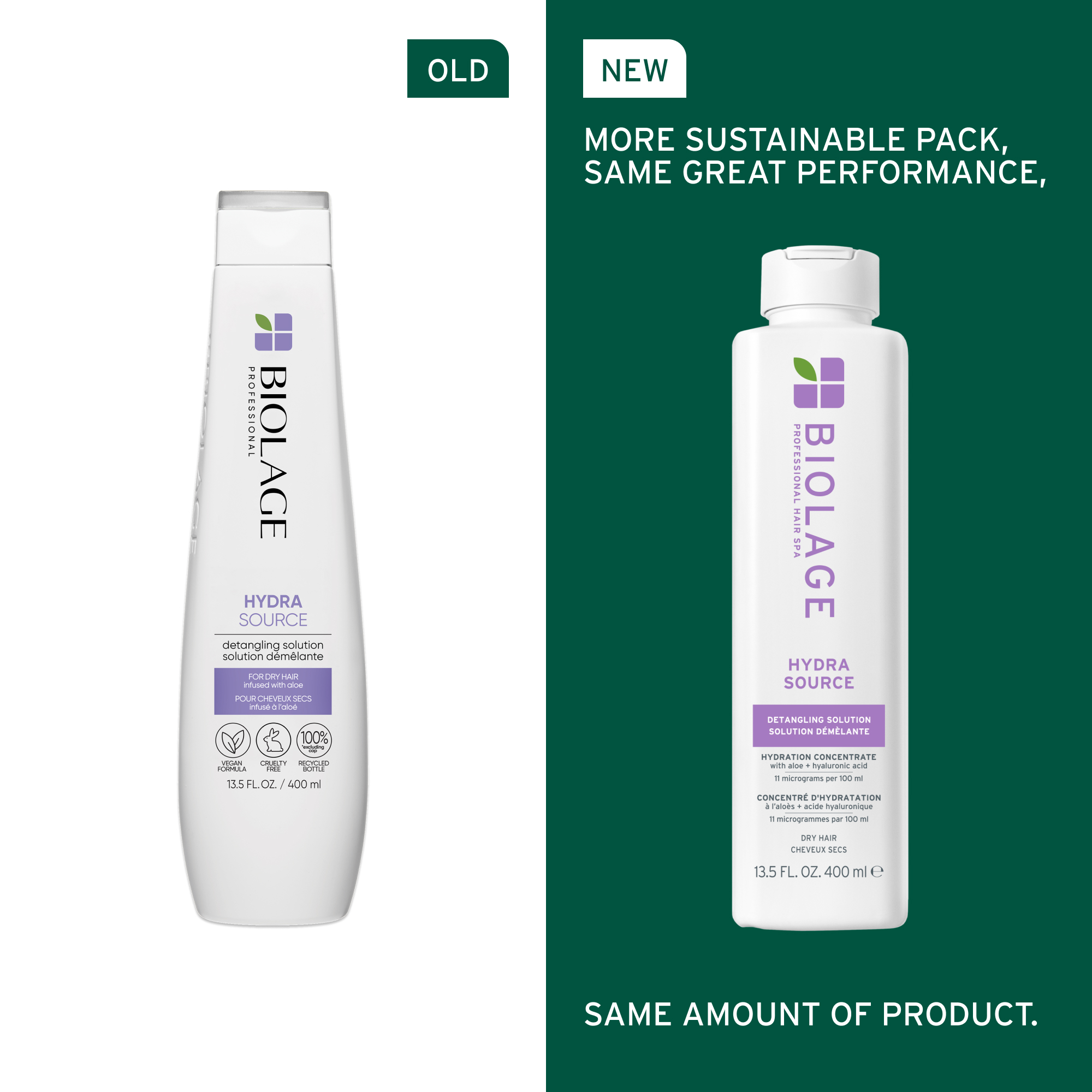 Biolage Hydra Source Detangling Solution 400ml