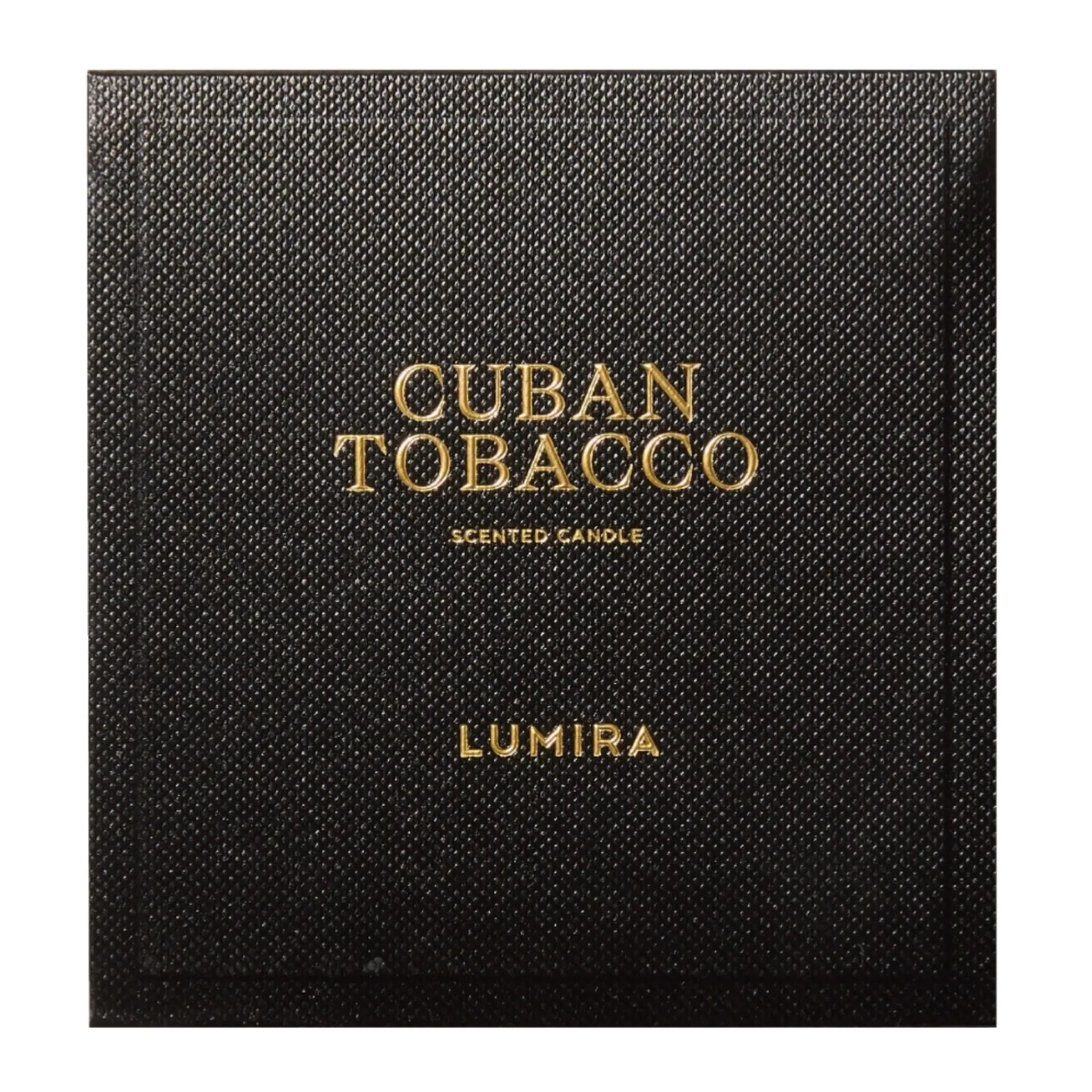 Lumira Glass Candle - Cuban Tobacco Large
