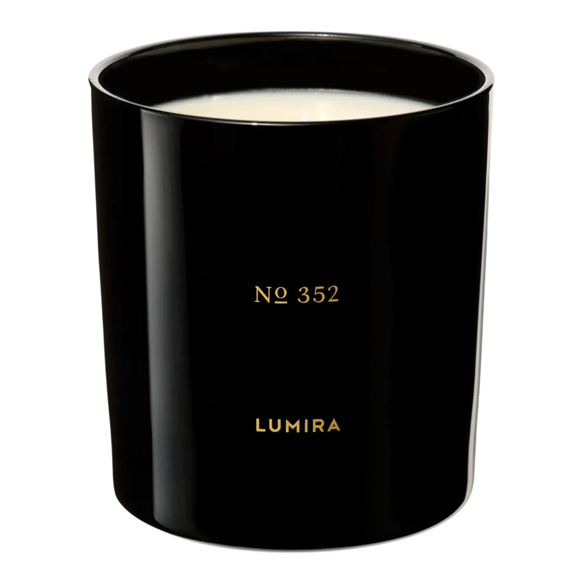 Lumira Glass Candle - No352 Leather & Cedar Large