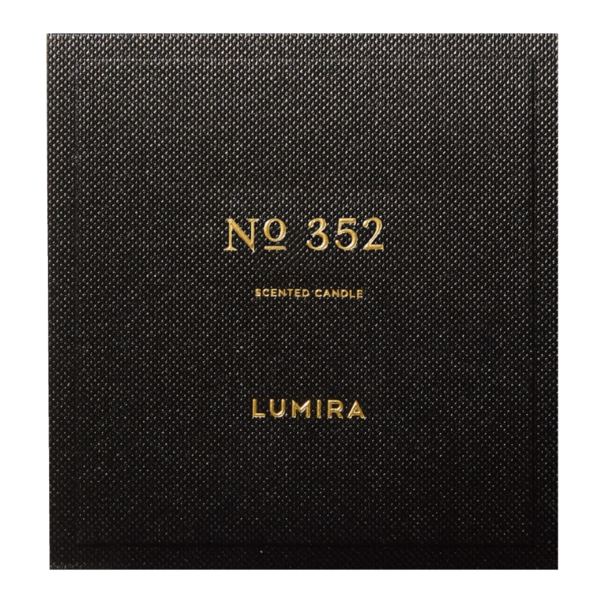 Lumira Glass Candle - No352 Leather & Cedar Large