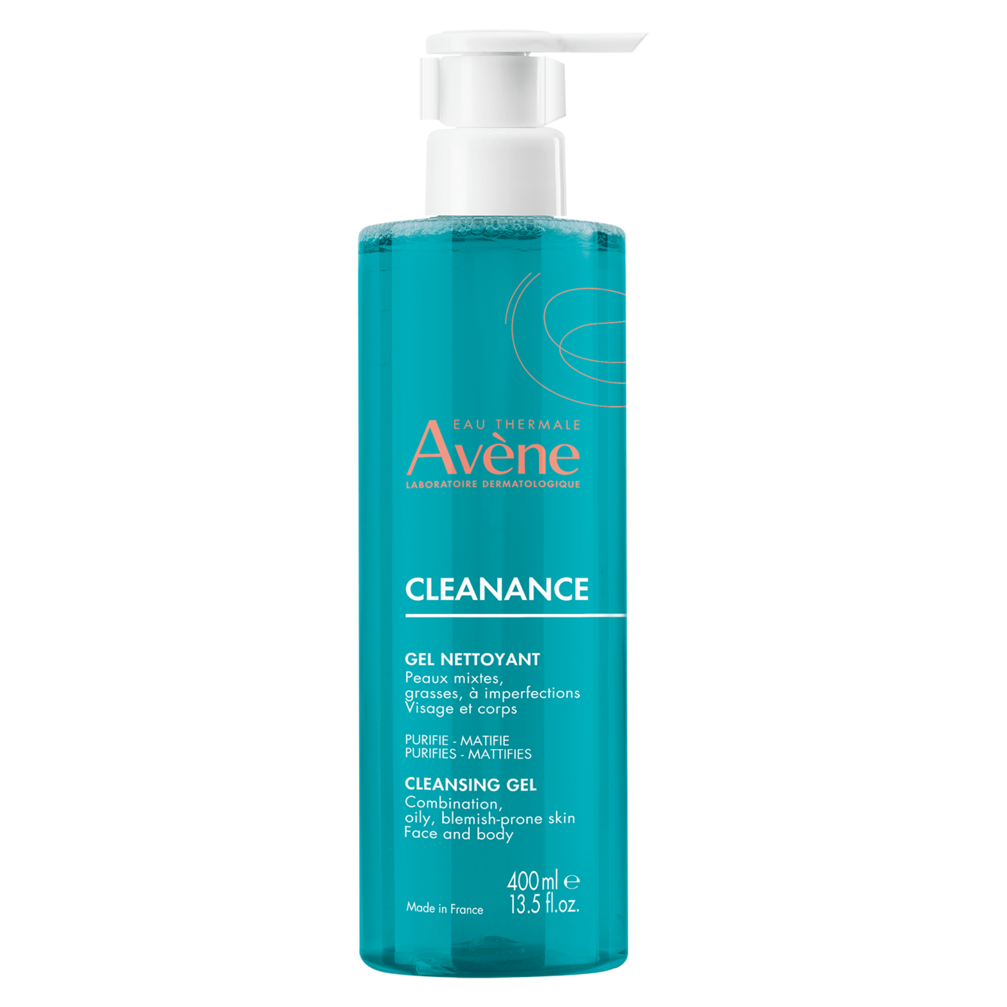 Avène Cleansing Gel for Face 400 ml + 200 ml