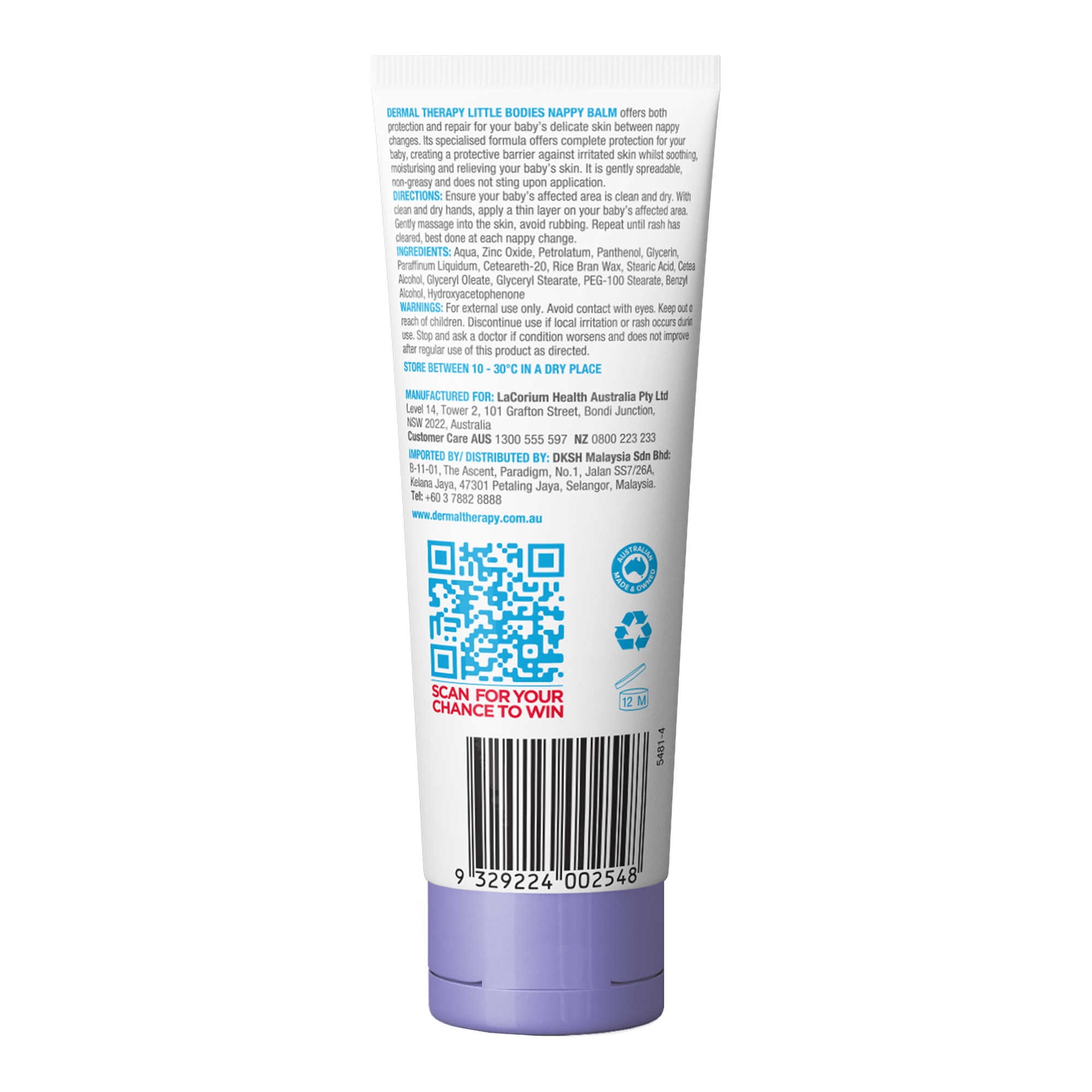 Dermal Therapy Little Bodies Nappy Balm