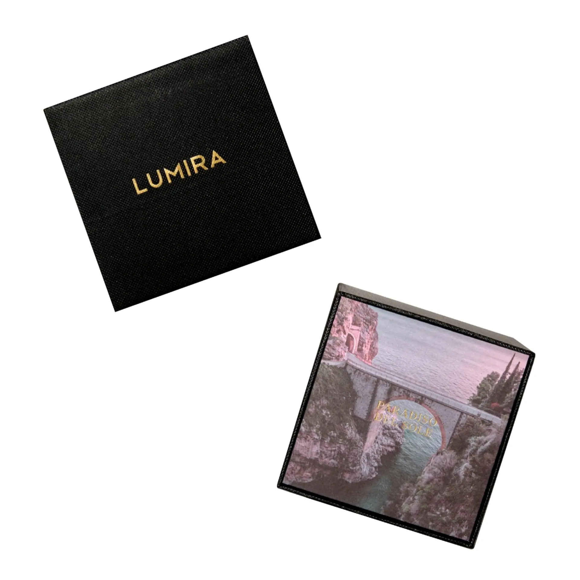 Lumira Black Candle Paradiso del Sole 300g