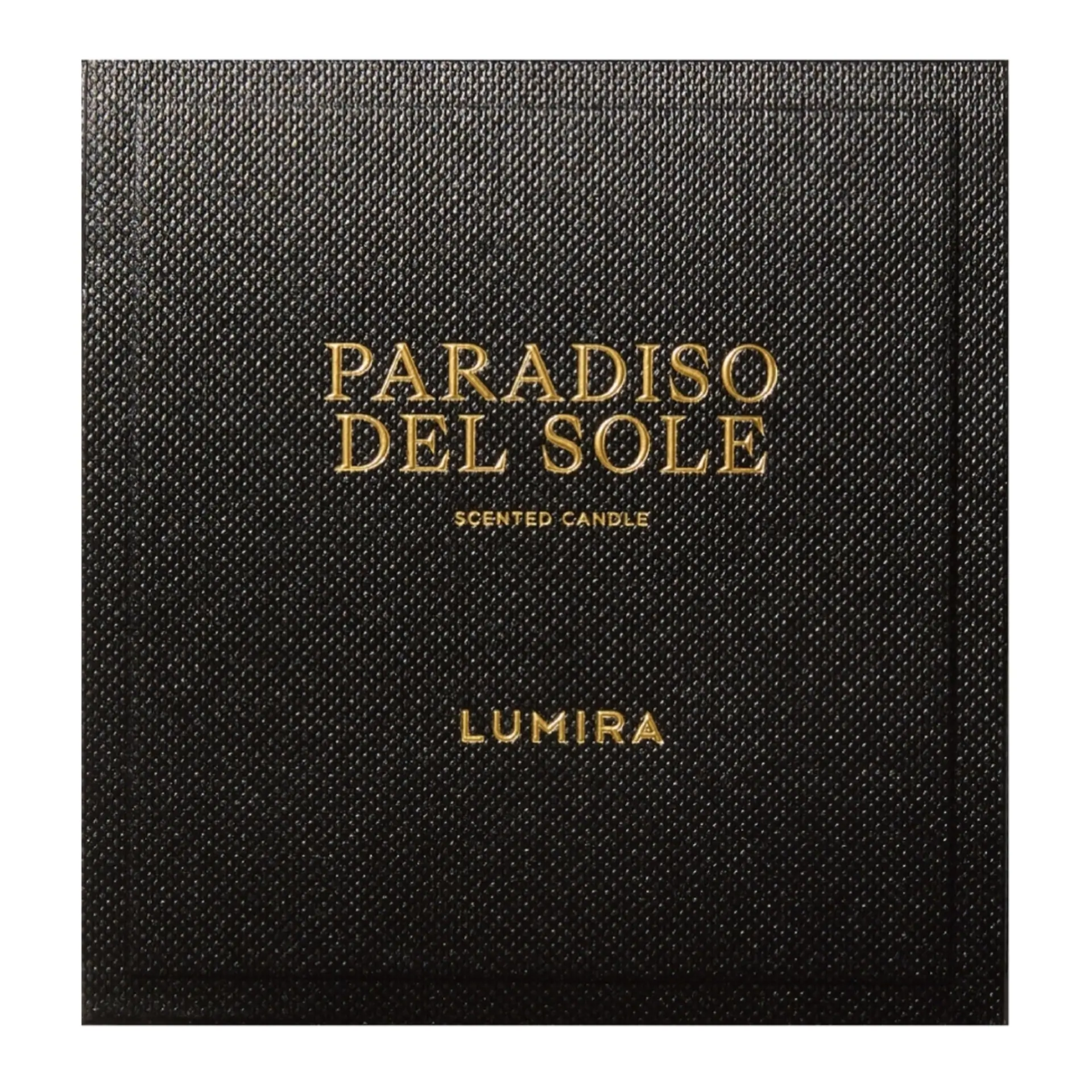 Lumira Black Candle Paradiso del Sole 300g