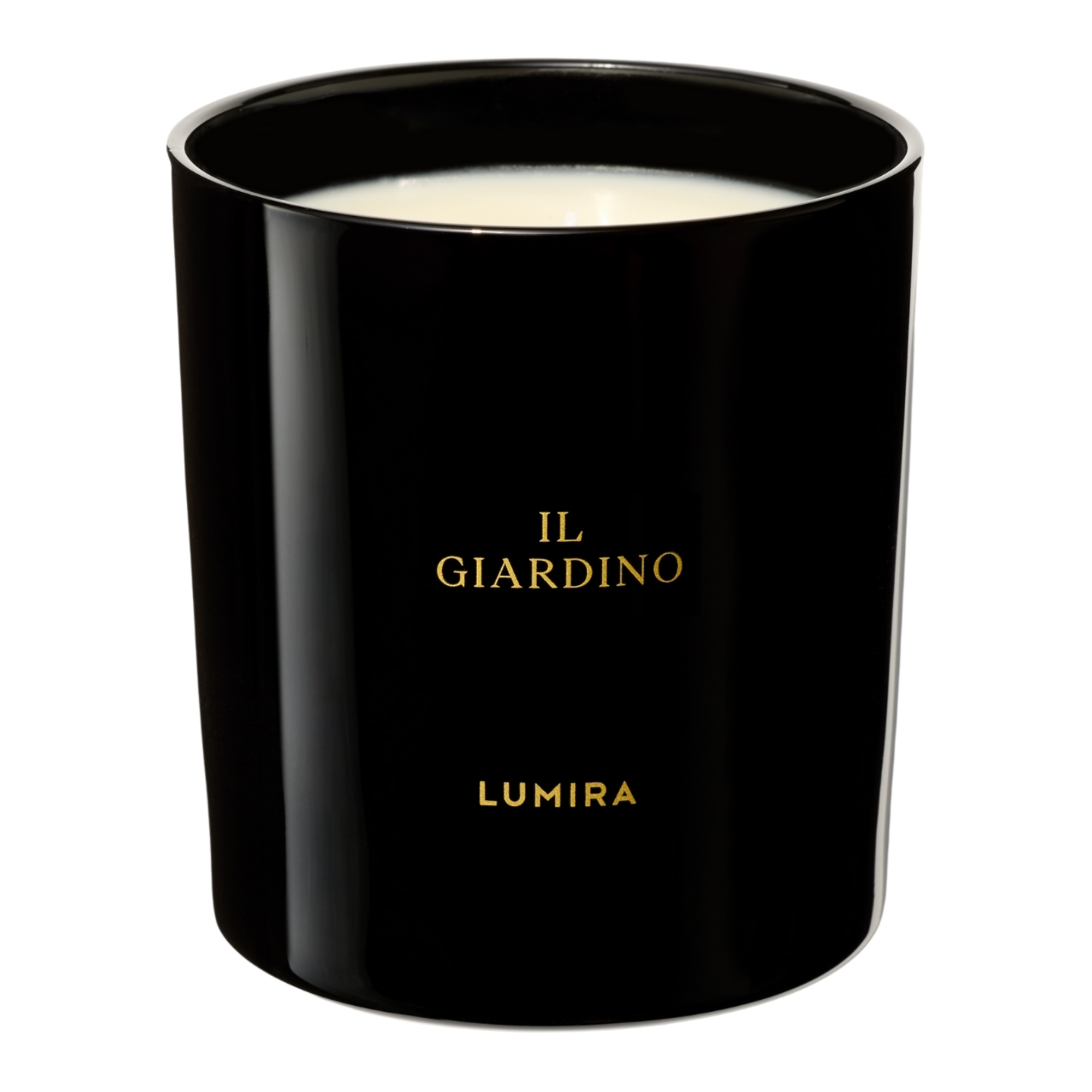 Lumira Black Candle Il Giardino