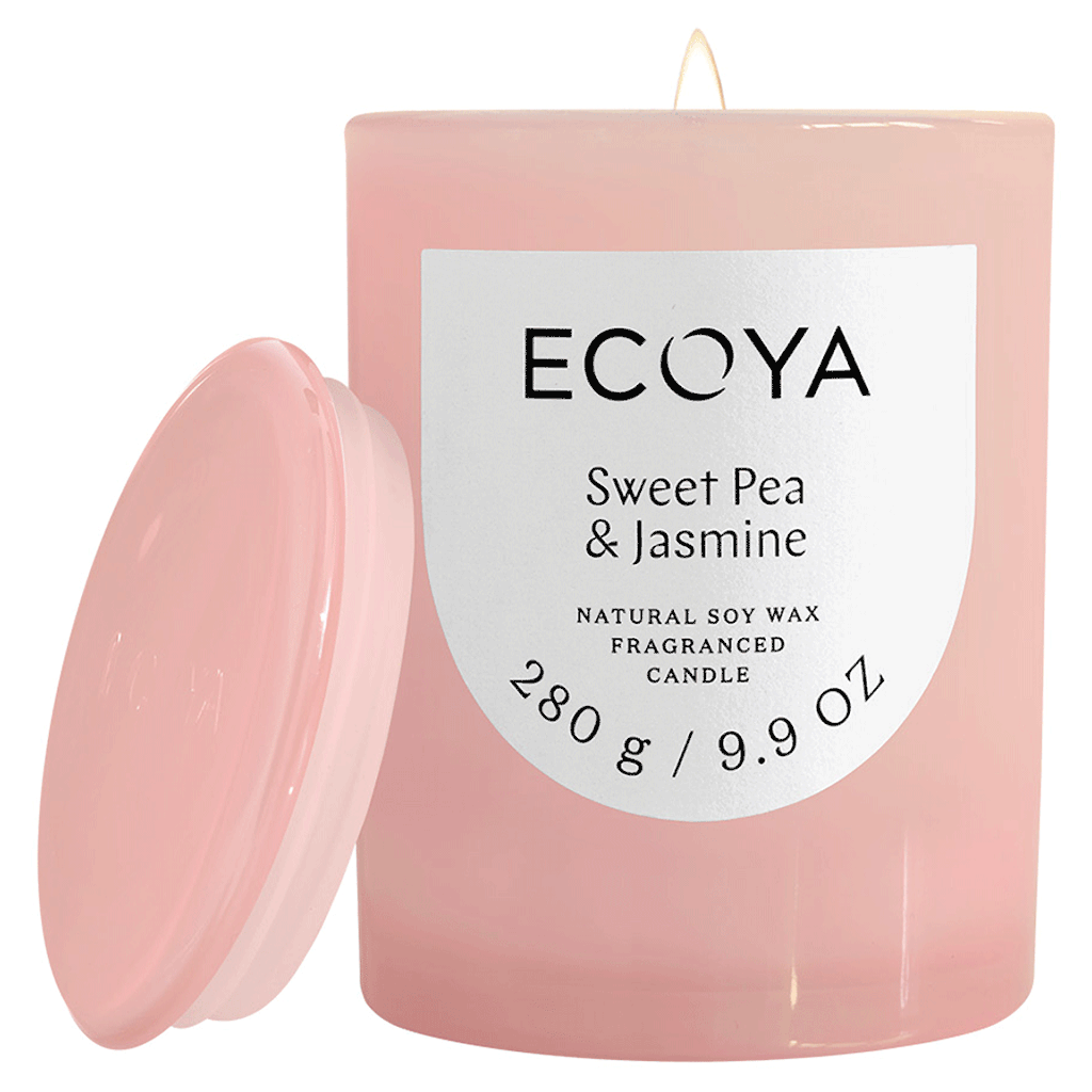 ECOYA Metro Candle Sweet Pea & Jasmine 280g