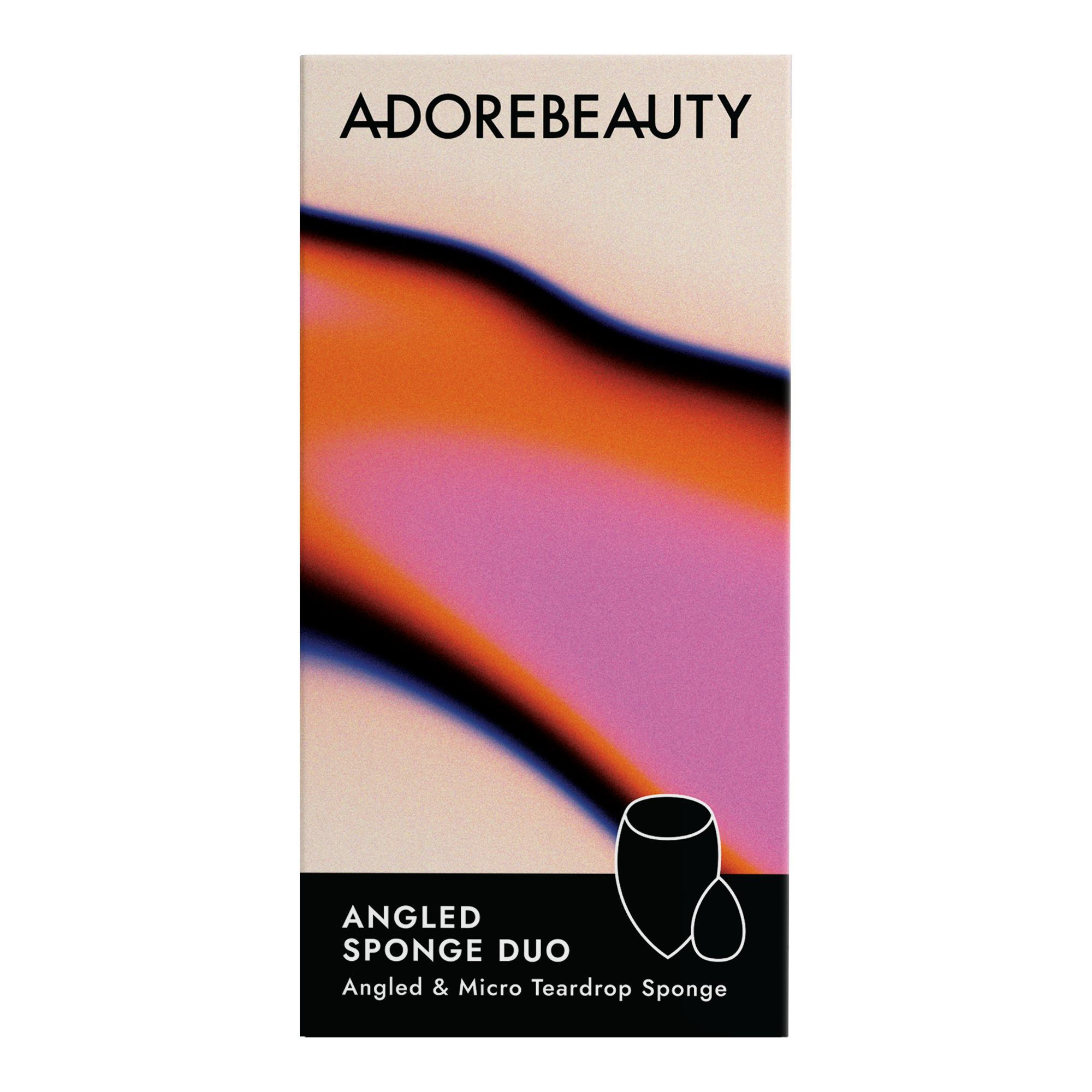 Adore Beauty Angled Sponge Duo LIMITED EDITION