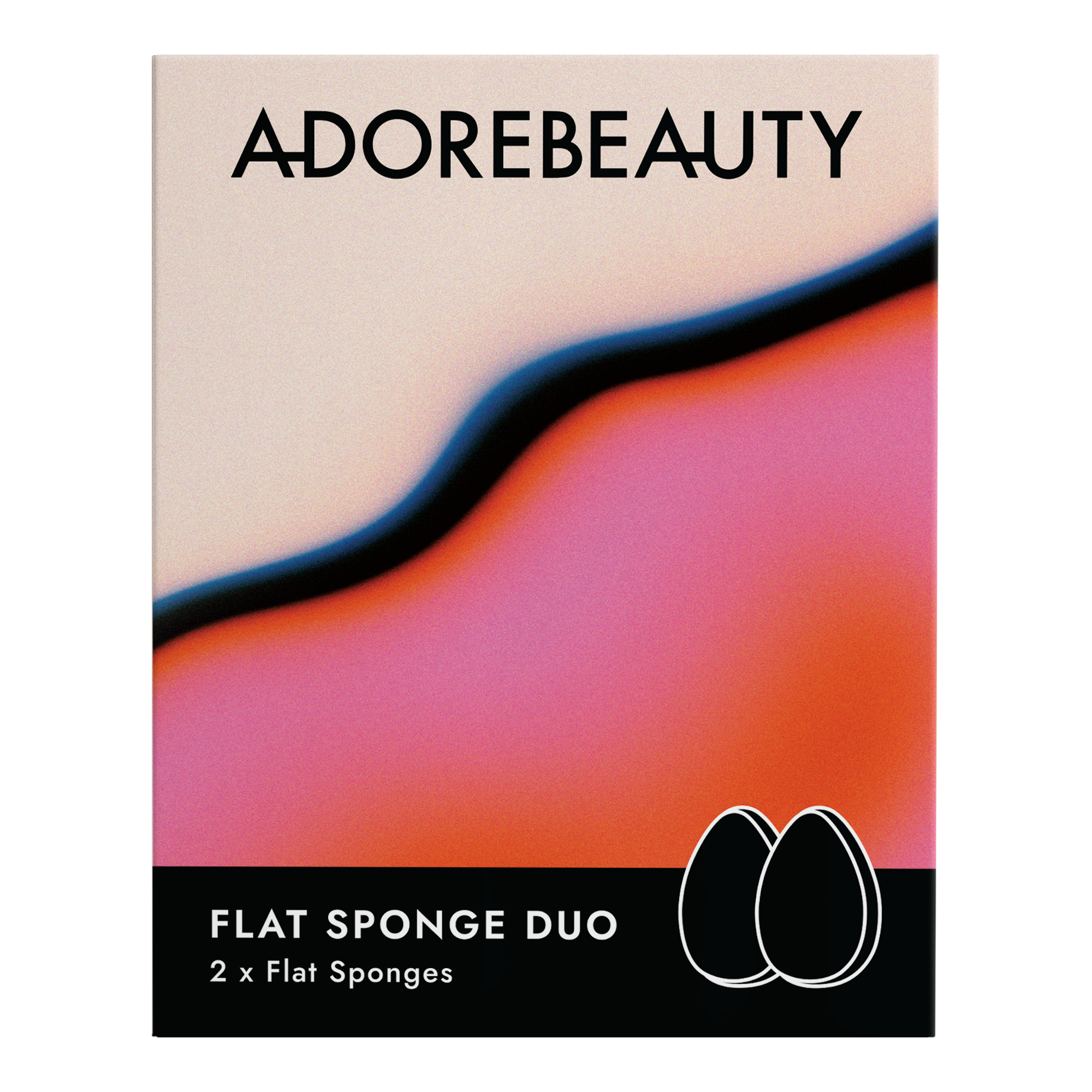 Adore Beauty Flat Sponge Duo LIMITED EDITION