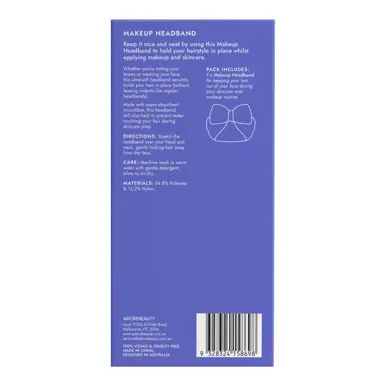 Adore Beauty Makeup Headband - Blue