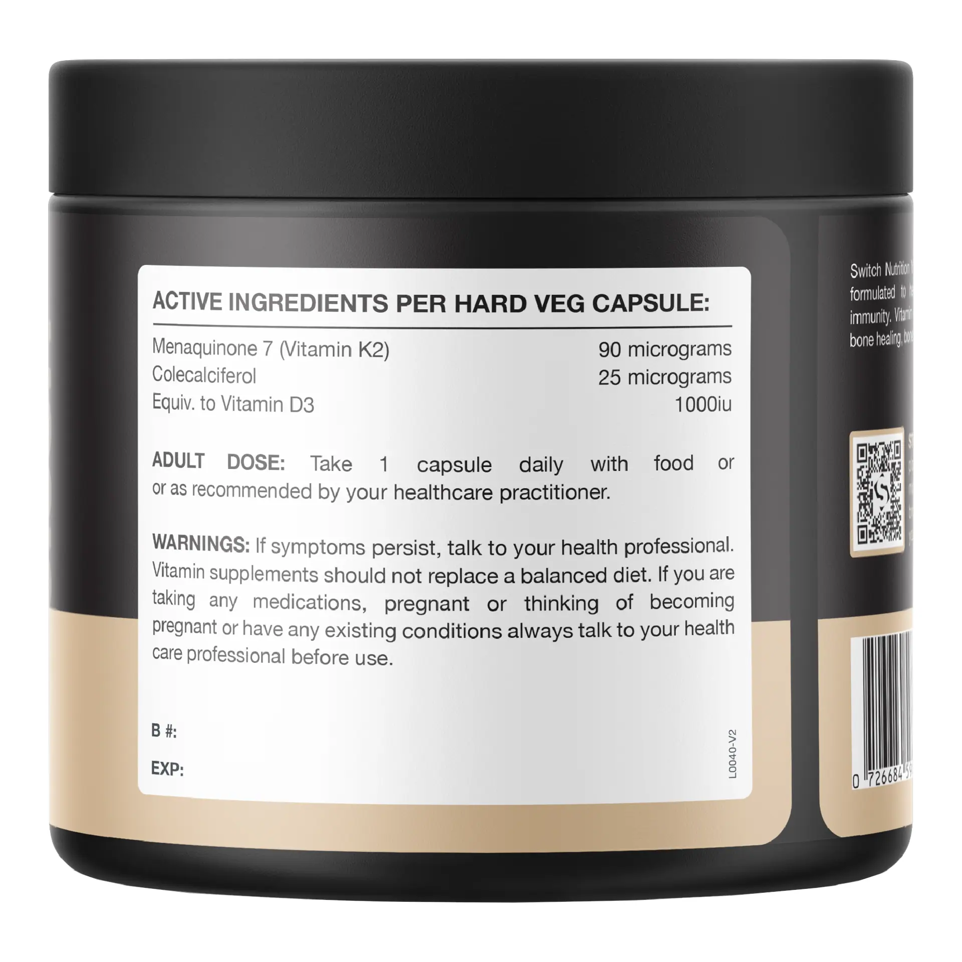 Switch Nutrition Inositol Powder (150 Serves)