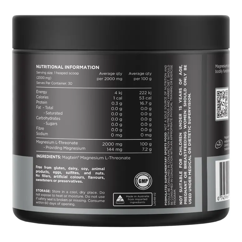 Switch Nutrition MAG3 Powder - Magnesium L-Threonate - Magtein - (30 serves)