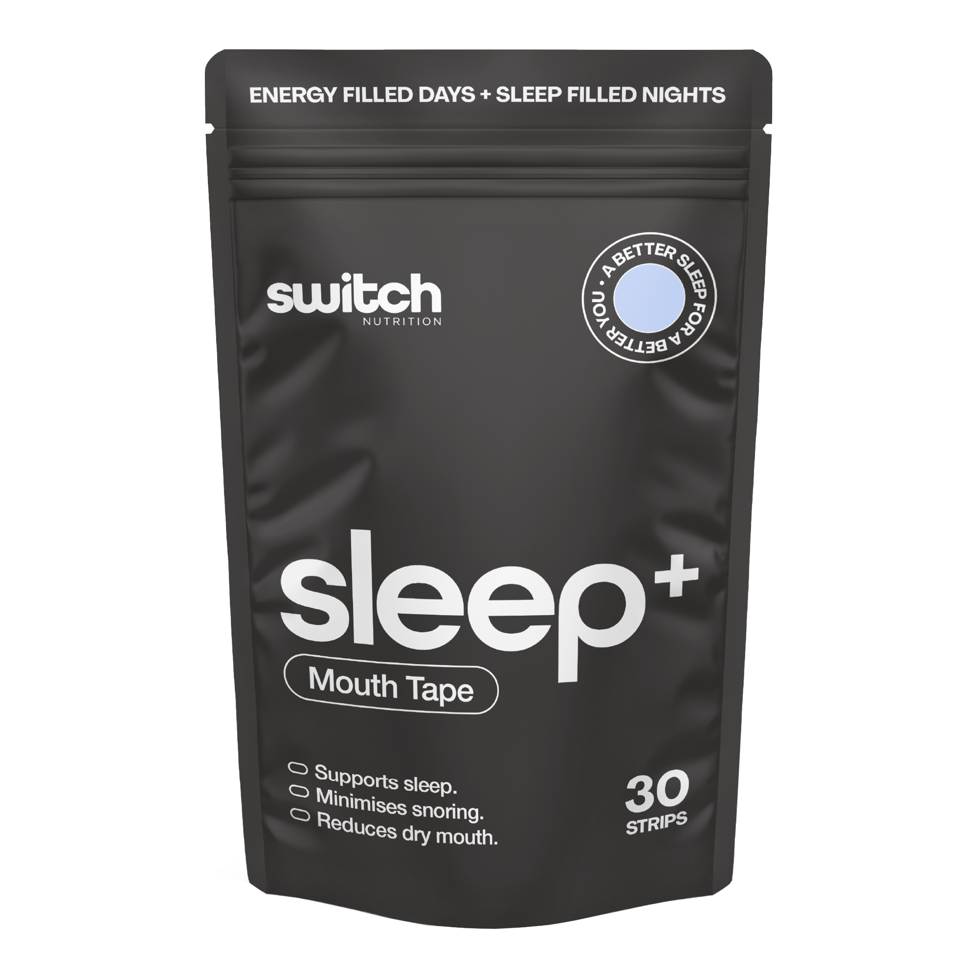 Switch Nutrition Mouth Tape Pouch (30 Strips)