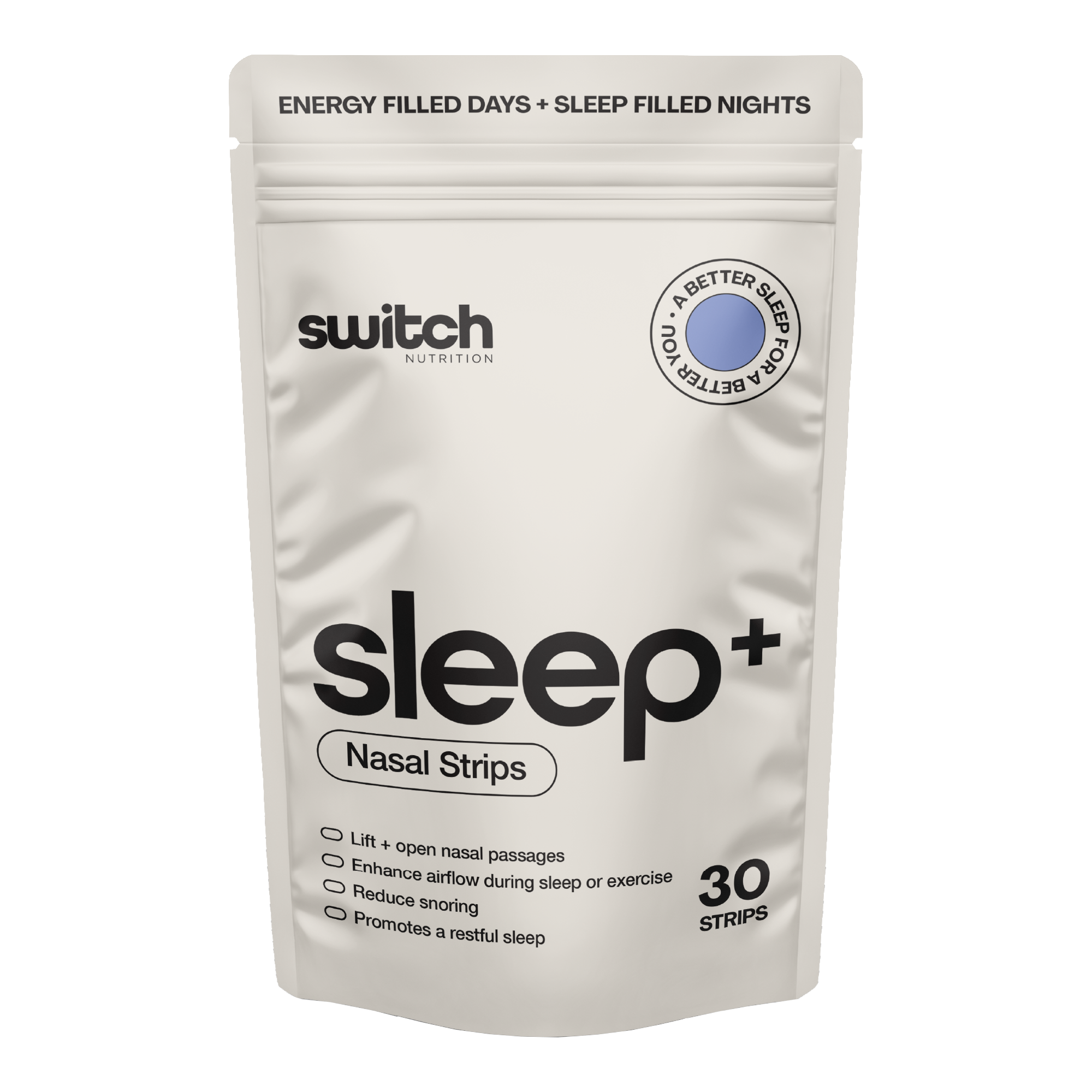 Switch Nutrition Nasal Strips Pouch (30 Strips)