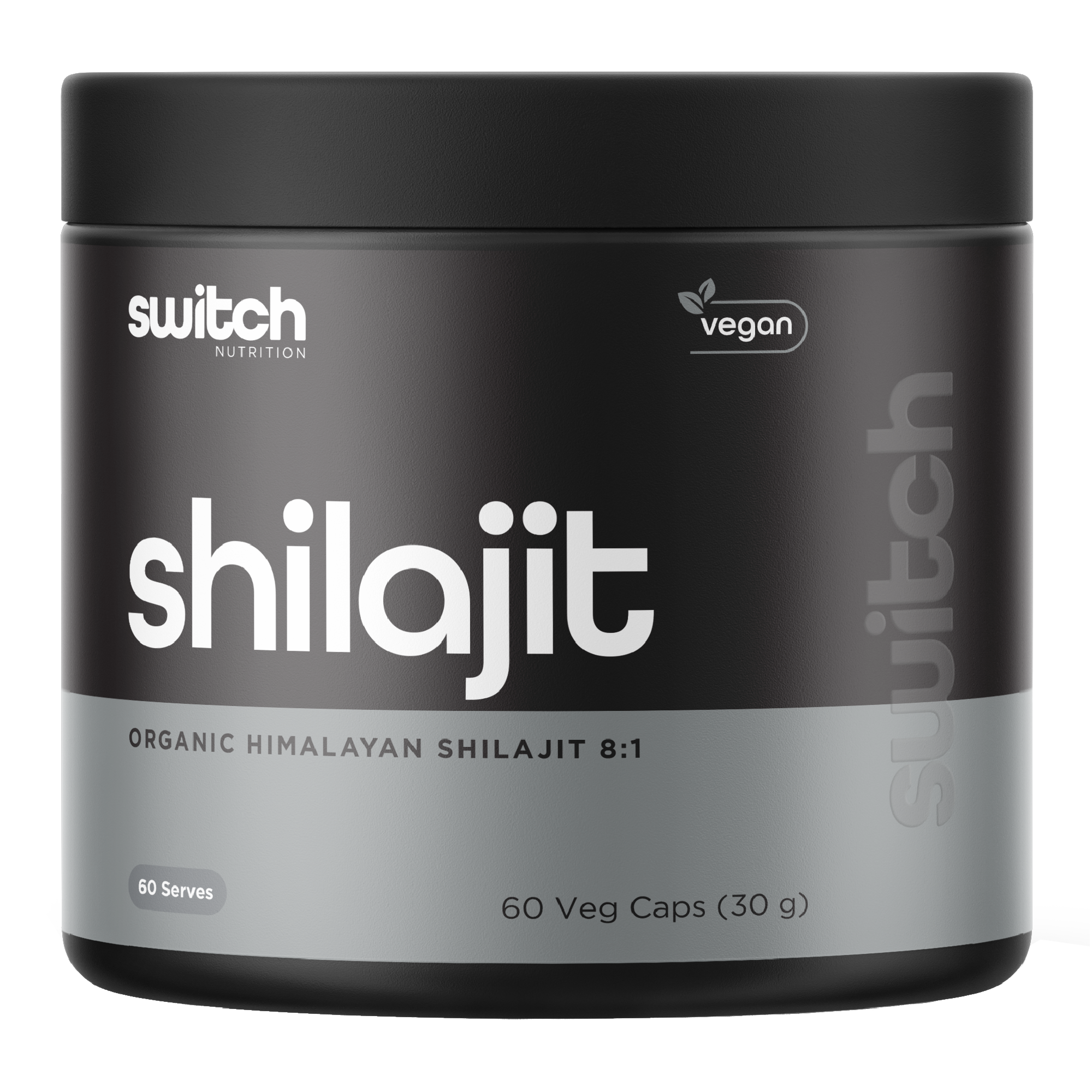 Switch Nutrition Shilajit (60 Capsules) 8:1 Extract