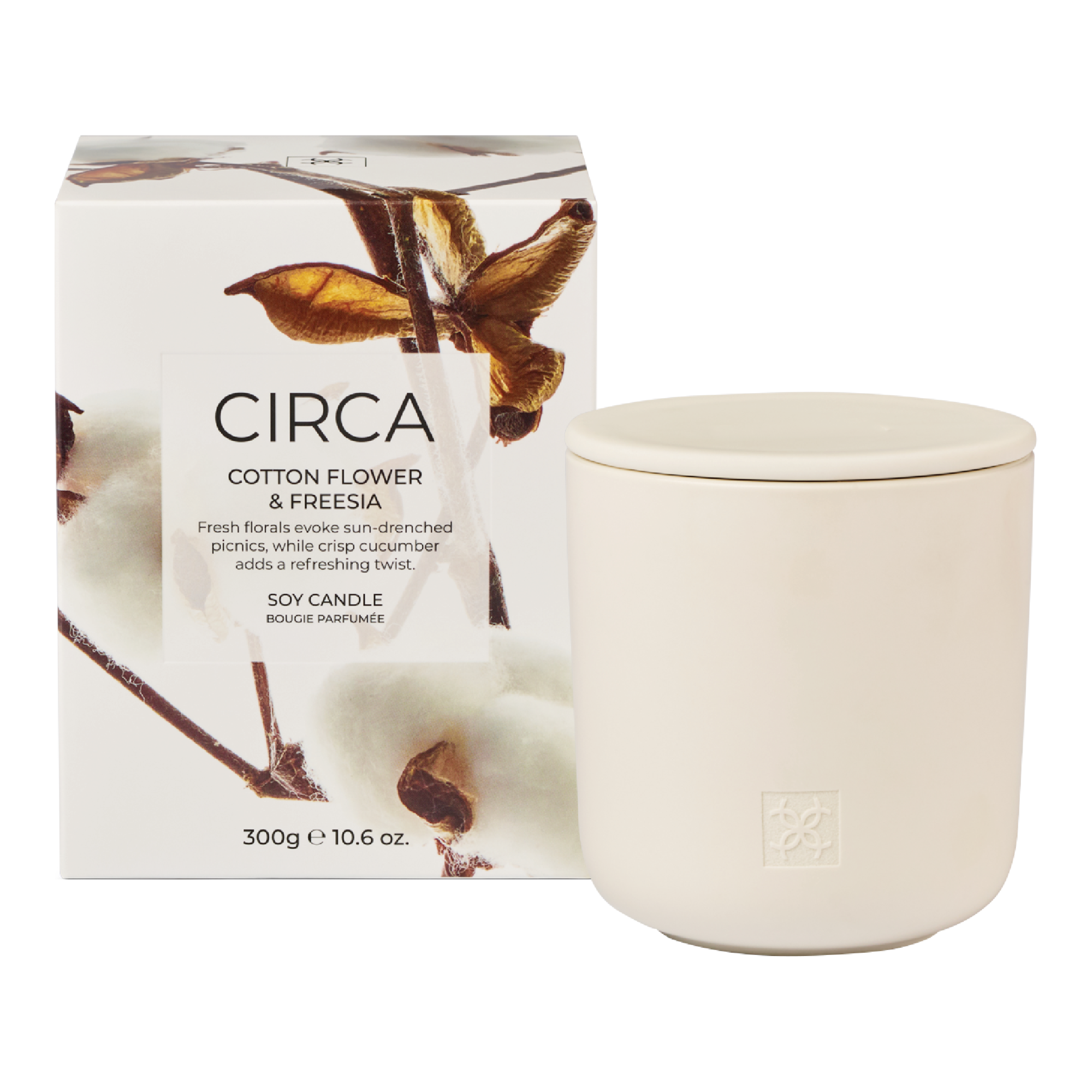 CIRCA 300g Candle - Cotton Flower & Freesia