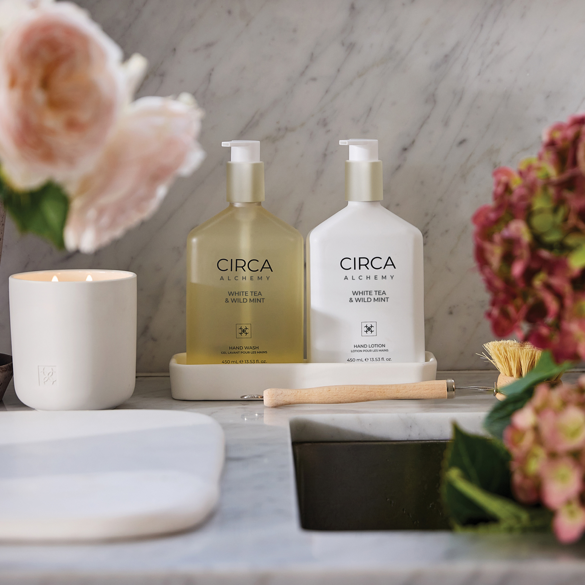 CIRCA 900ml Hand Care Duo - Alchemy - White Tea & Wild Mint